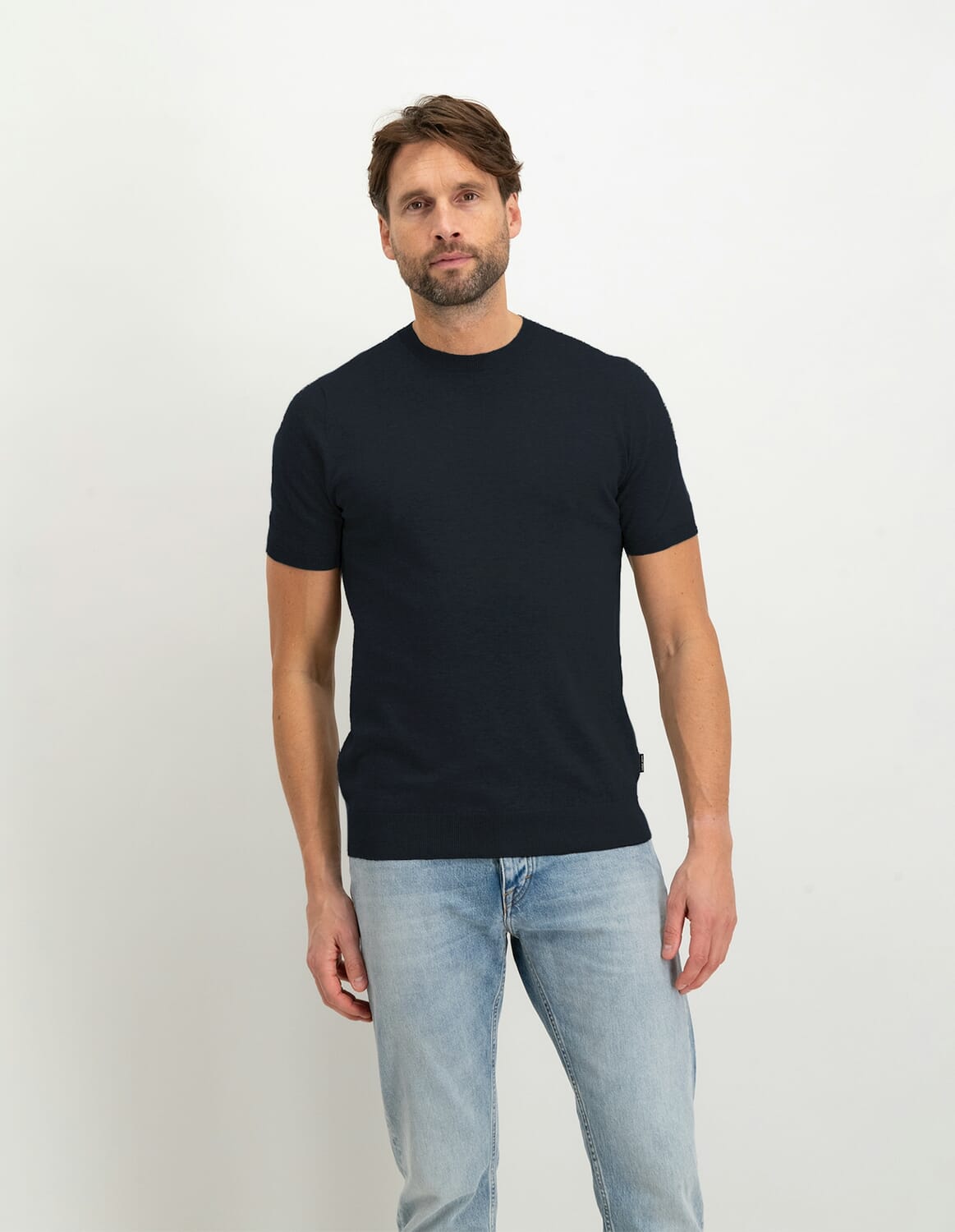 Saint Steve T-shirt Boudewijn Blauw