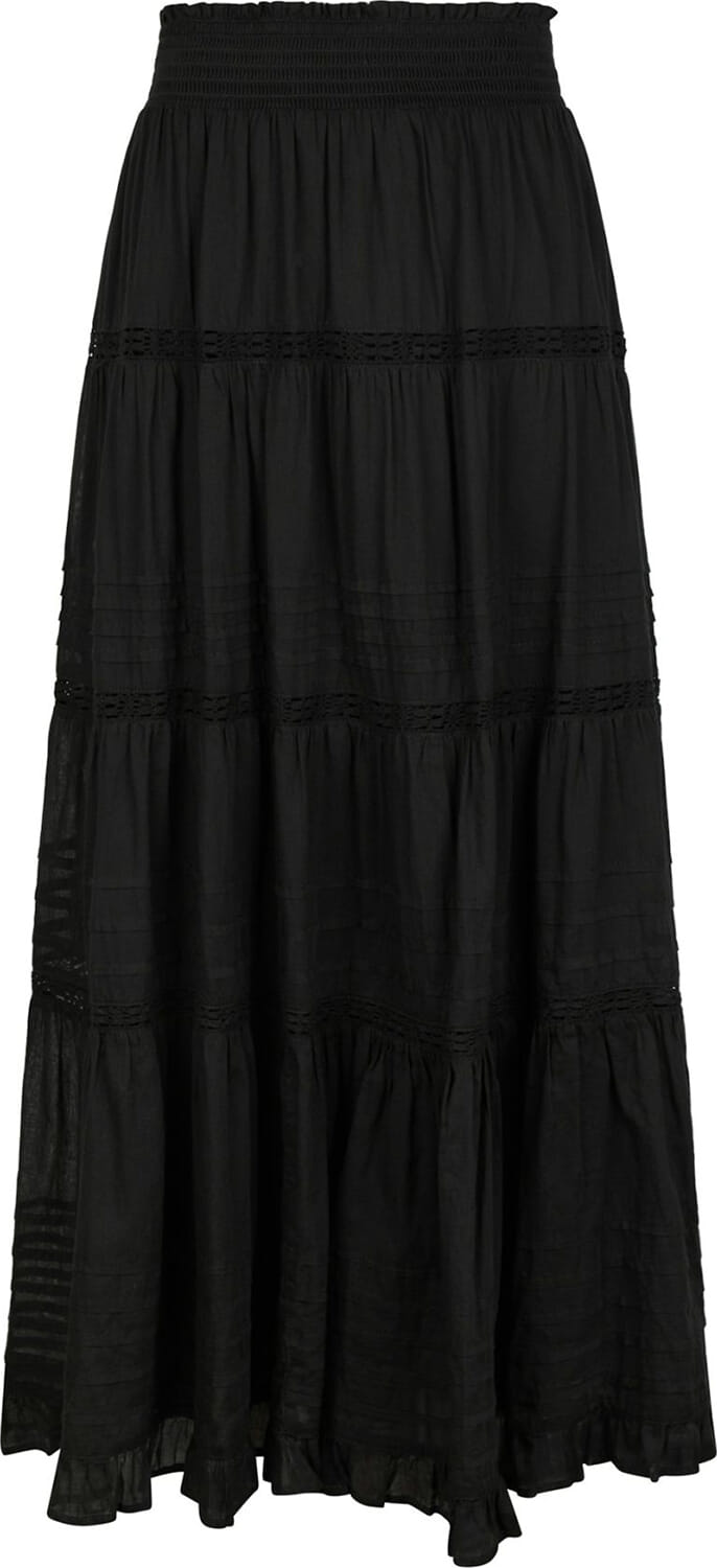 Rok Felicia s Voile Zwart
