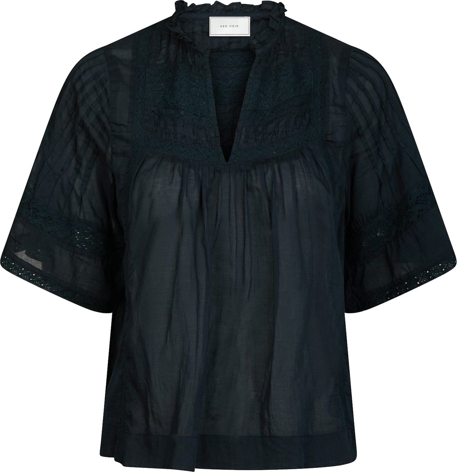 Neo Noir Top Siama s voile Blauw