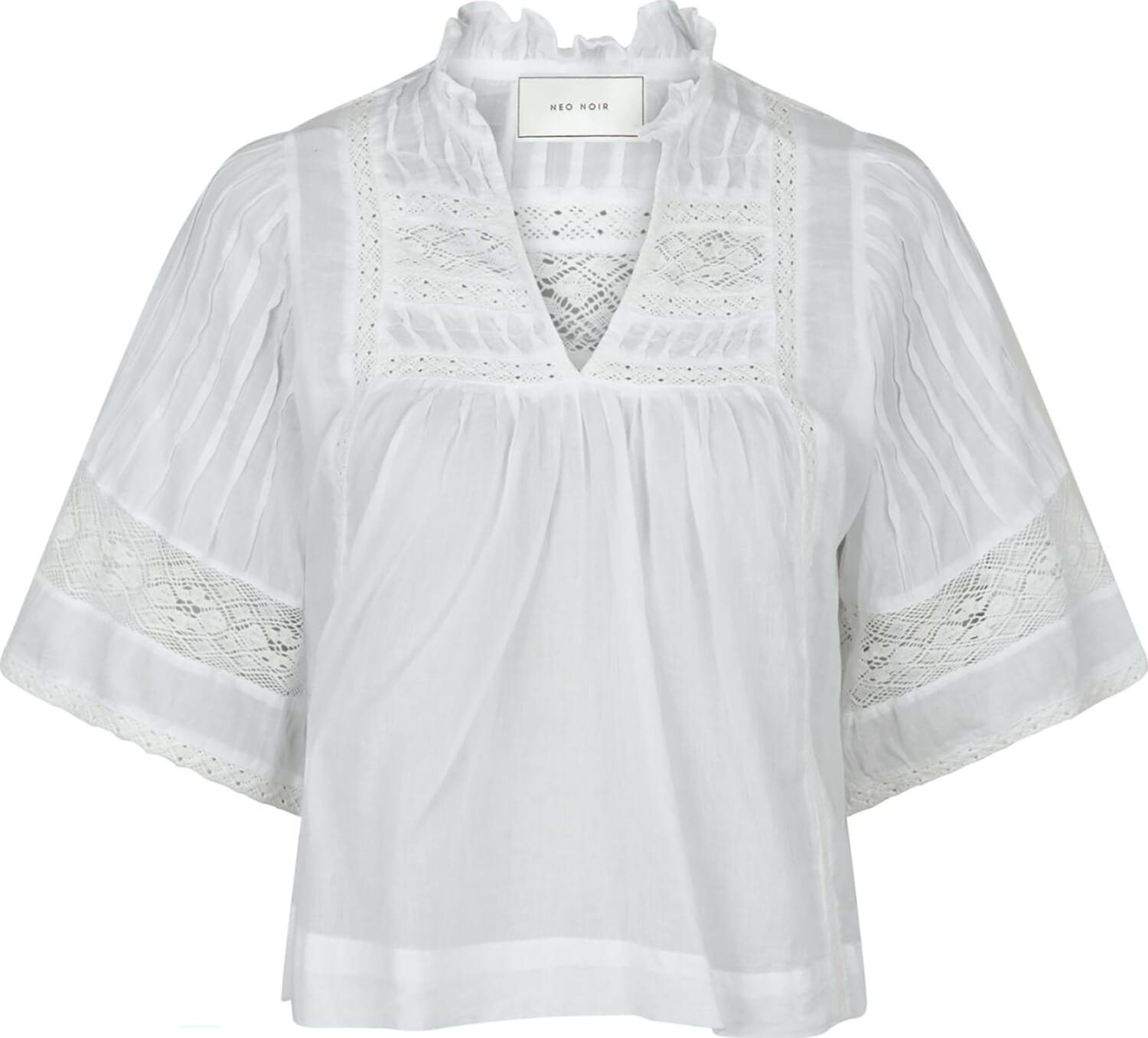 Neo Noir siama s voile top Wit