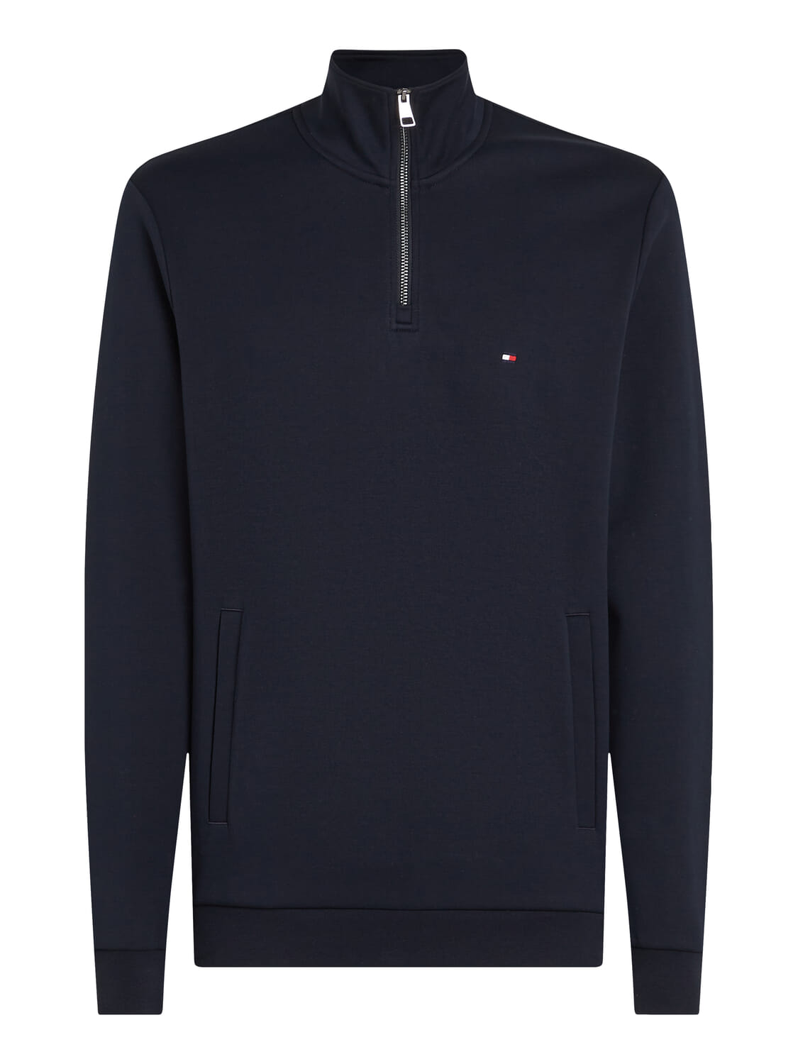 Tommy Hilfiger Gebreide Zip-trui Essential Intechno Blauw