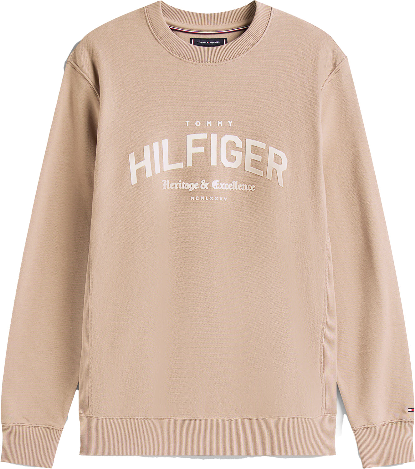 Tommy Hilfiger Trui Hilfiger Arch Crew Neck Bruin