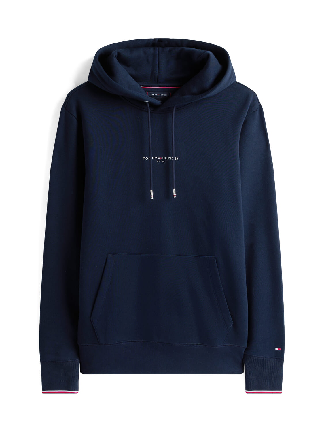 Tommy Hilfiger Hoodie Tommy Logo Tipped Blauw