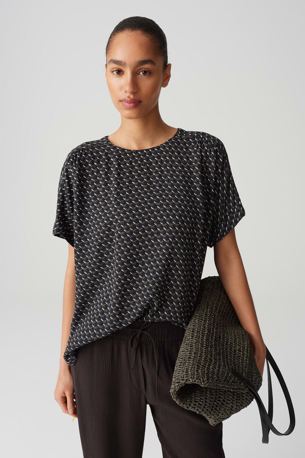 Opus Blouse Femka london Blauw