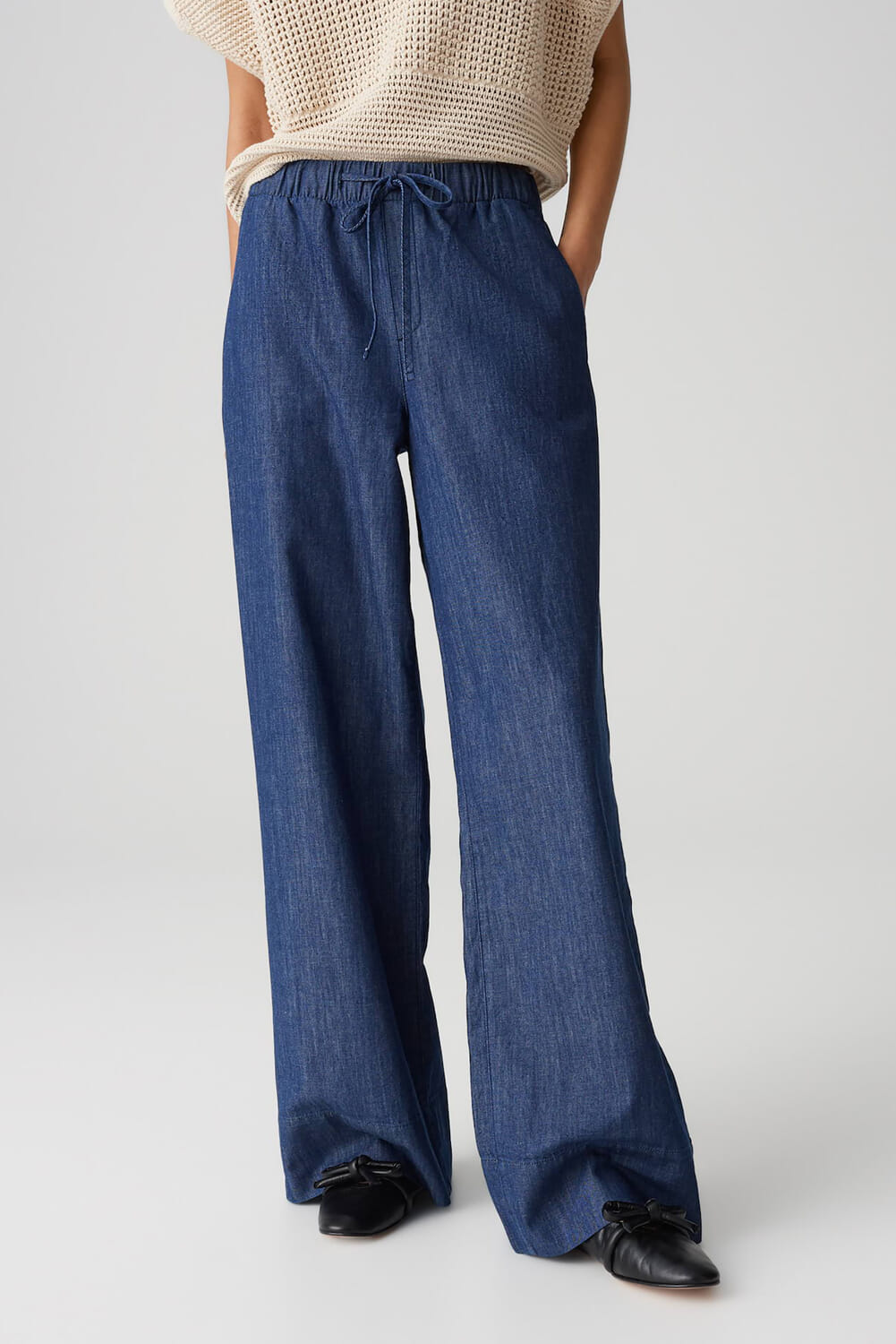 Opus Jeans Melane Blauw