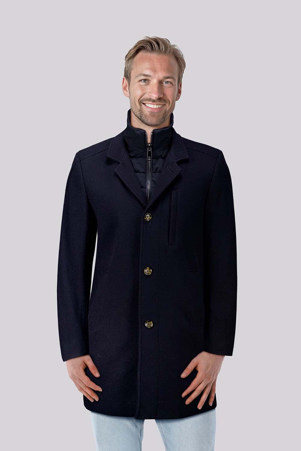Bomont Wollen Jas Caleb Navy