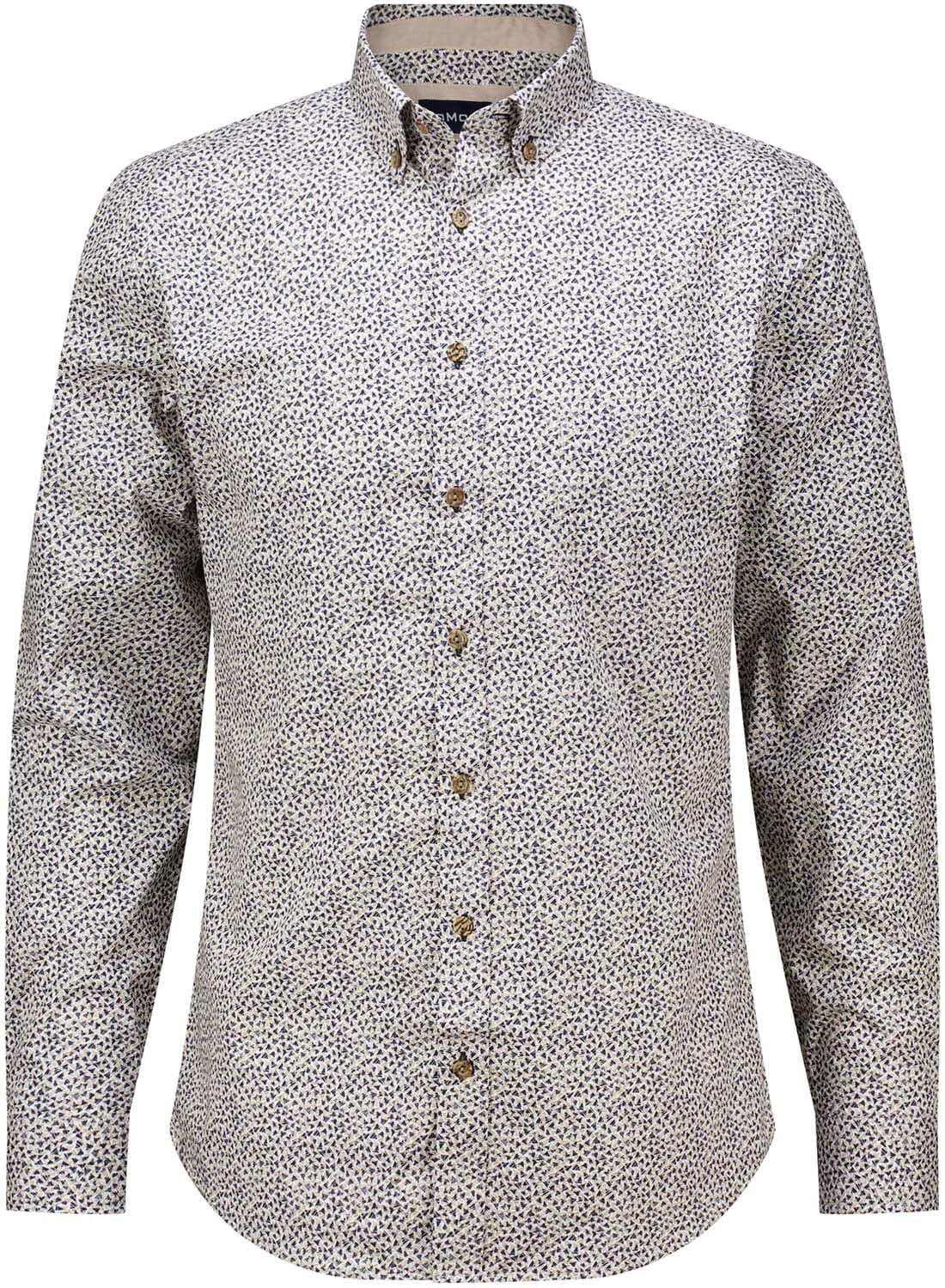 Bomont Overhemd Jerome Print Blauw