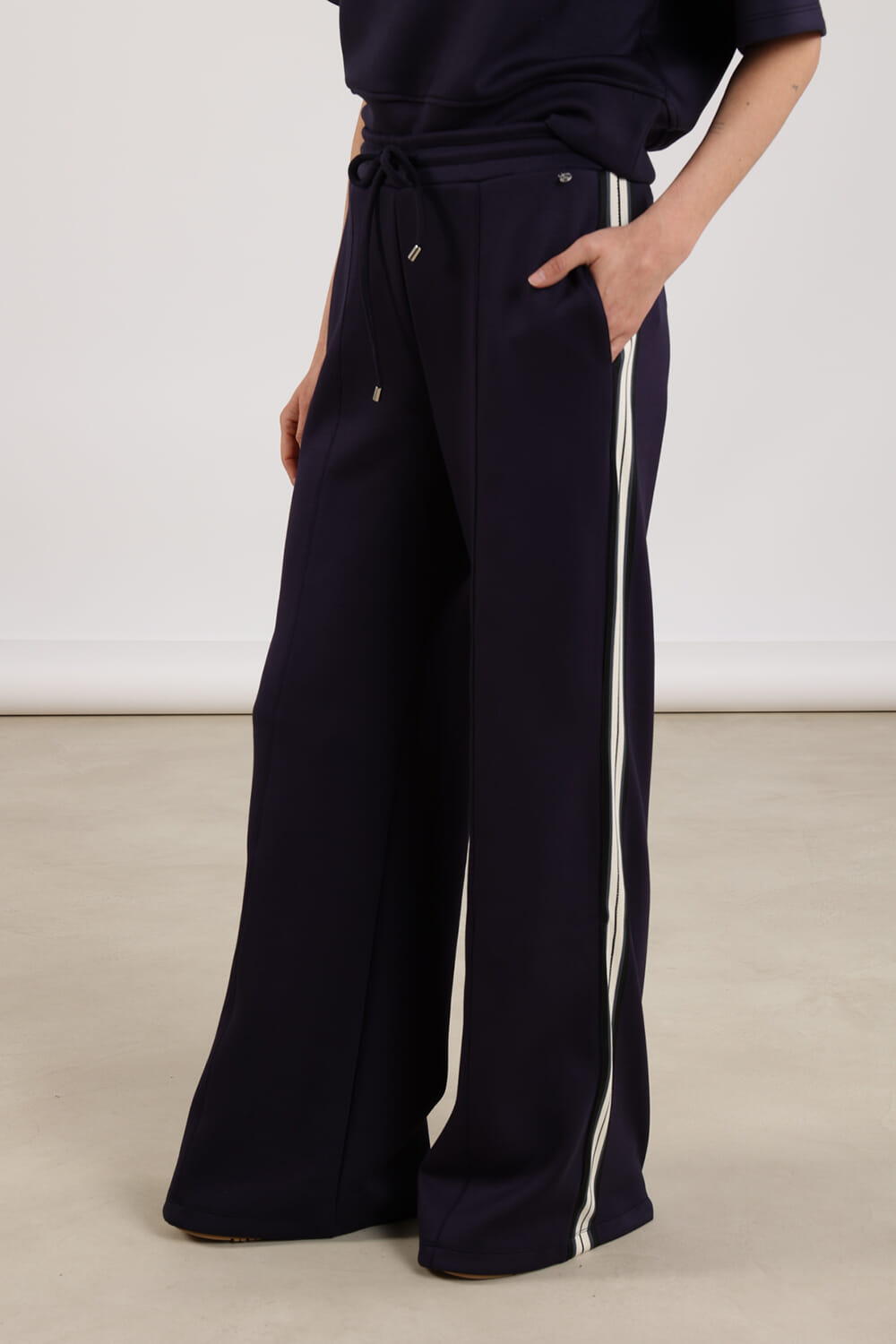 Nukus Pantalon Nikki Tape Blauw