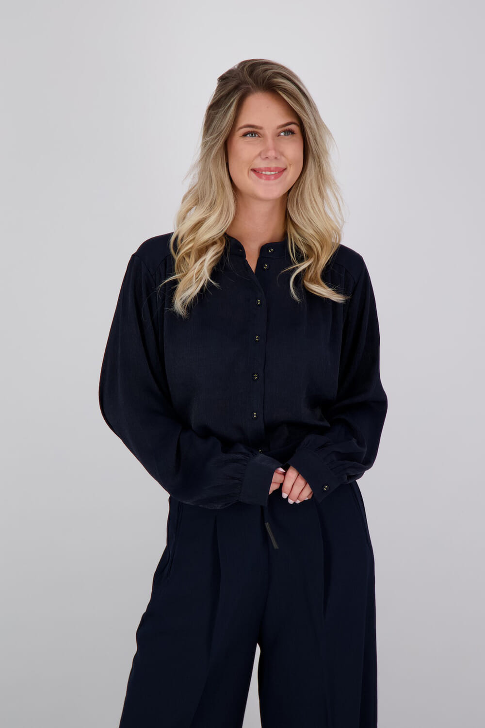 Aaiko Blouse Liv Blauw