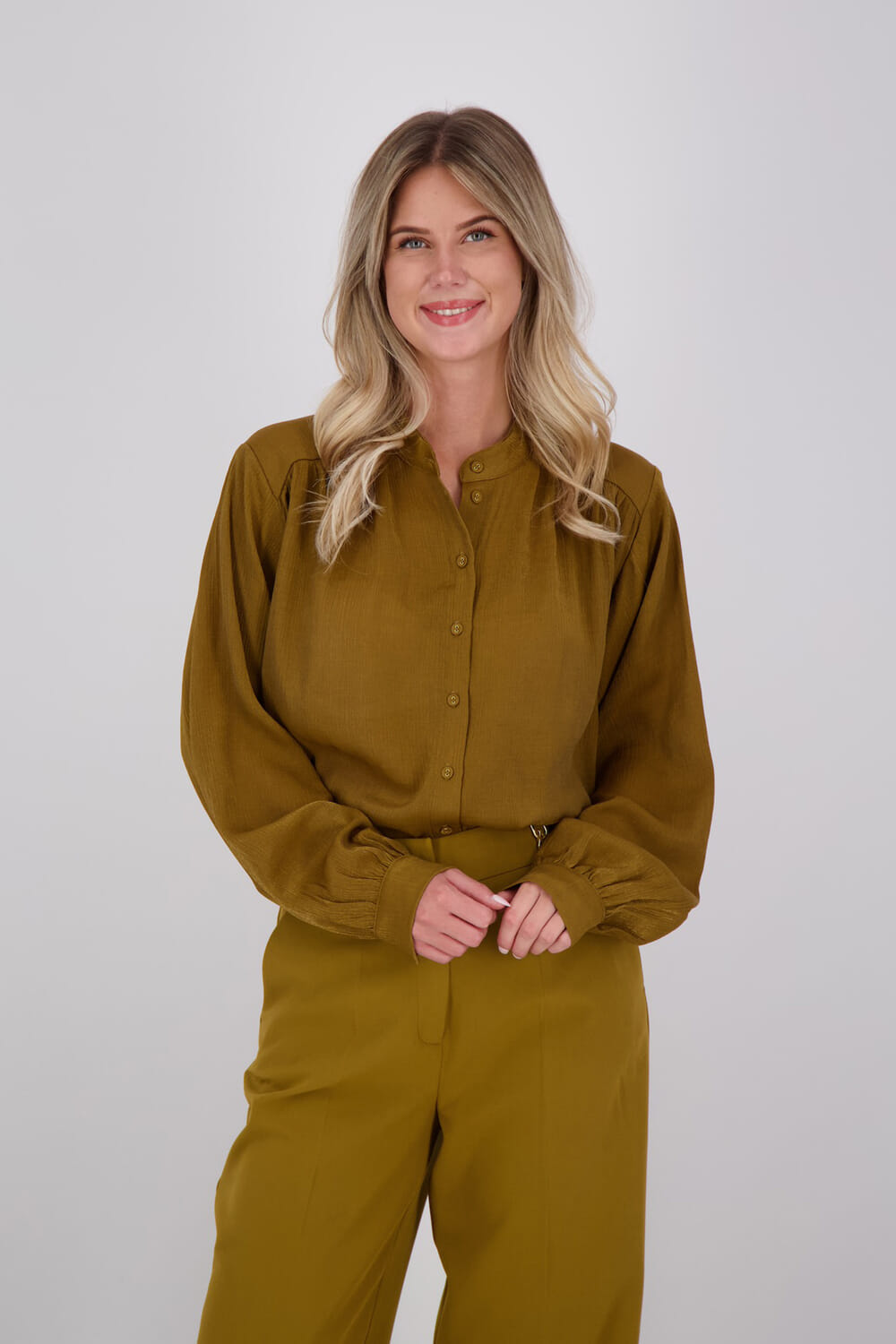 Aaiko Blouse Liv Geel