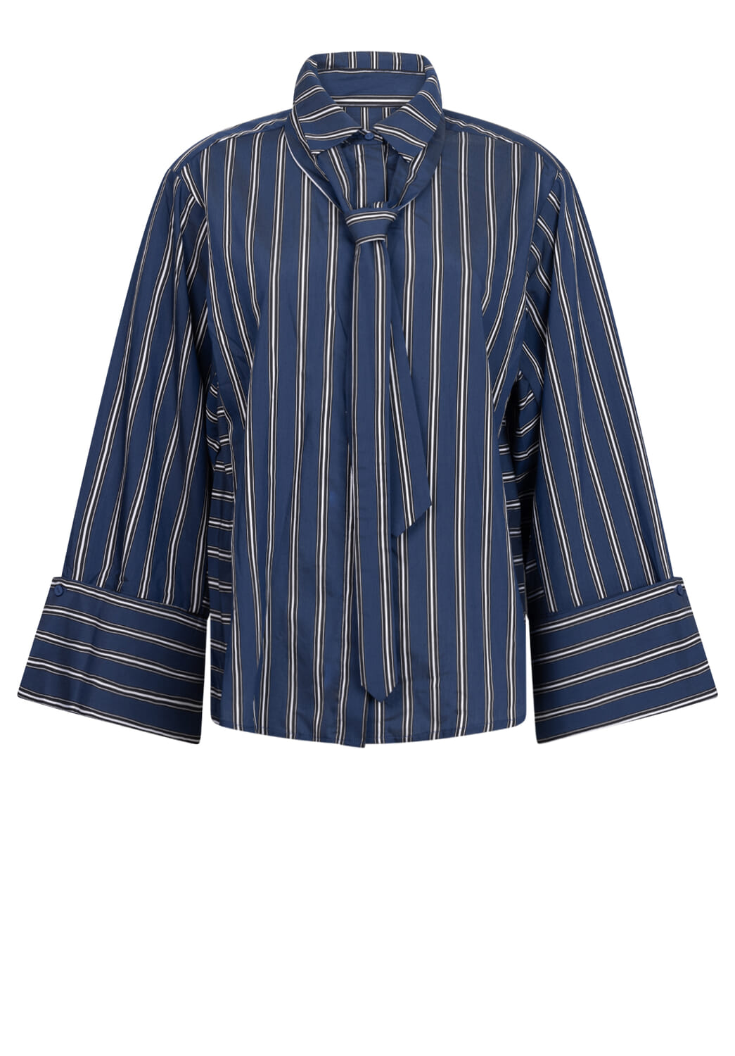 Aaiko Blouse Elda Stripe Blauw