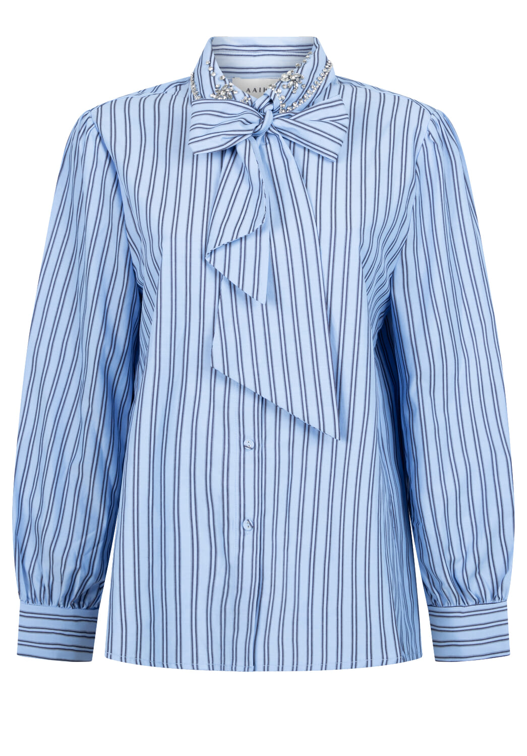 Aaiko Blouse Fenne Strass Blauw