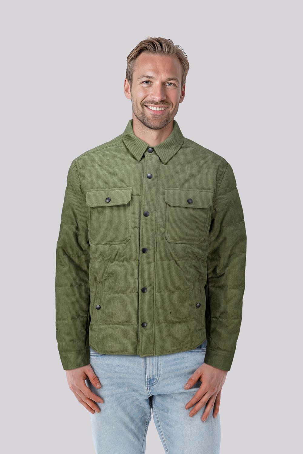 Bomont Jas Corduroy Groen