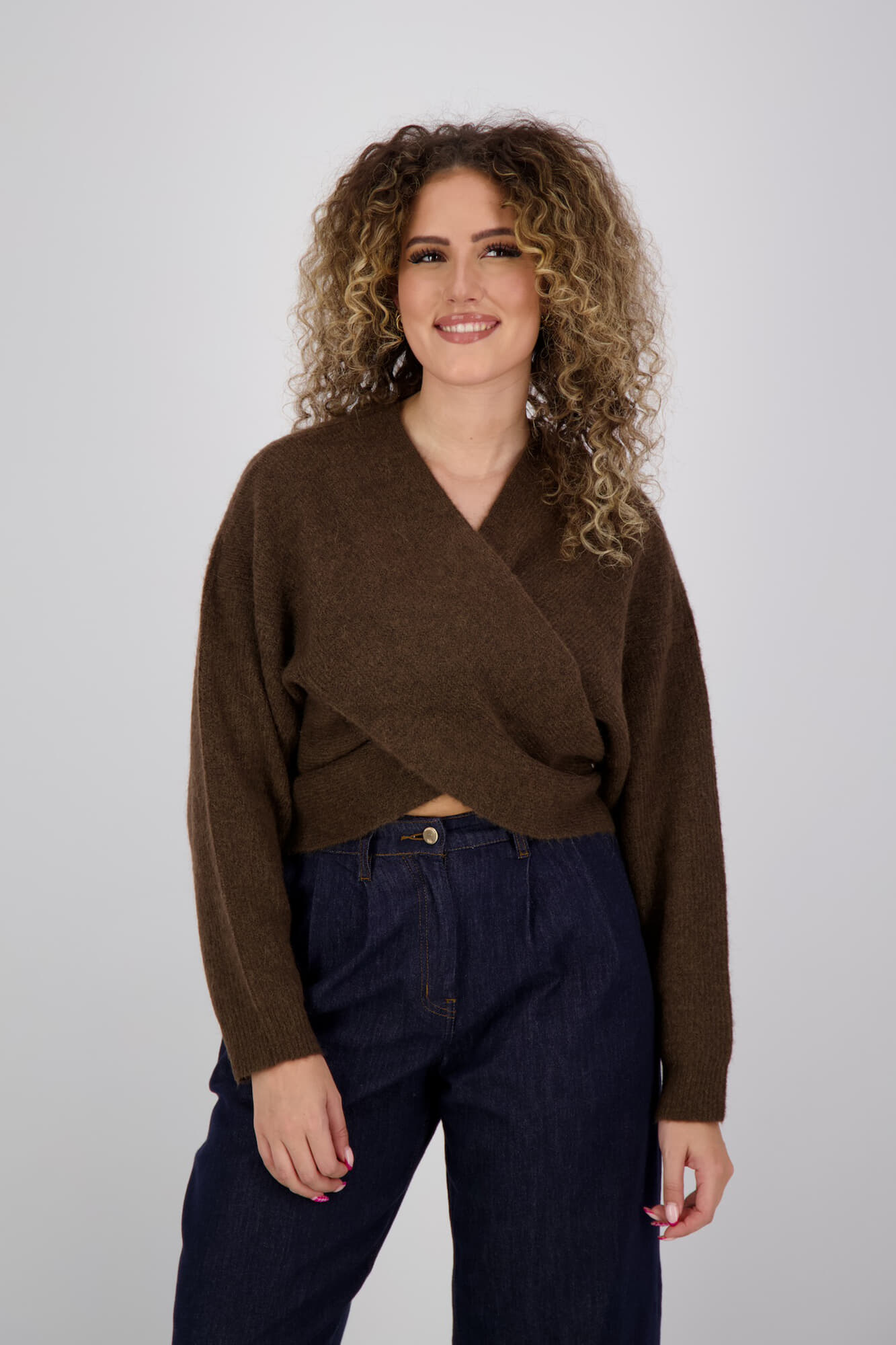 MSCH Copenhagen Pullover Zinelle Hope Wrap  Bruin