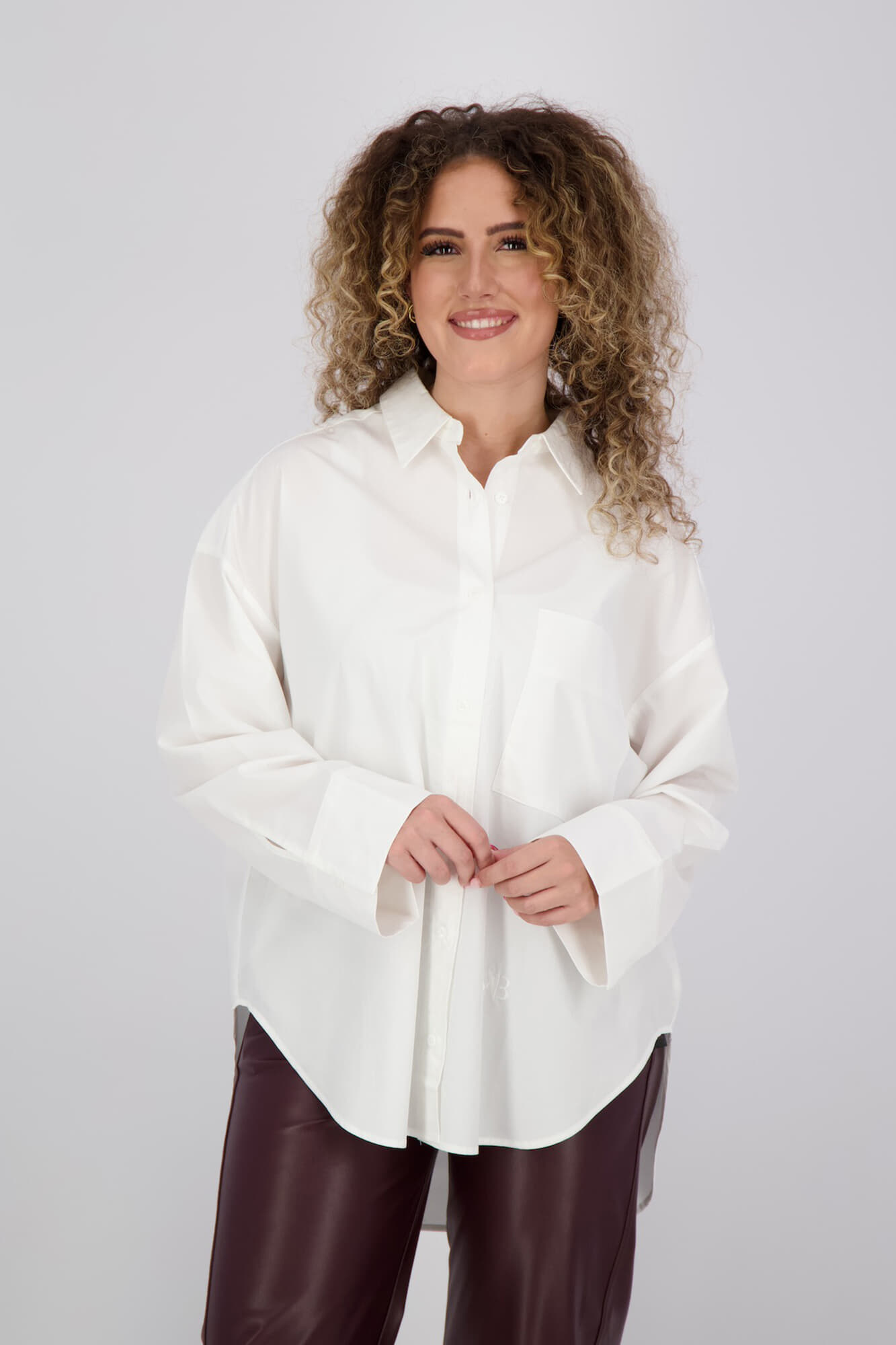 With Black Blouse Nolan Loose fit Wit