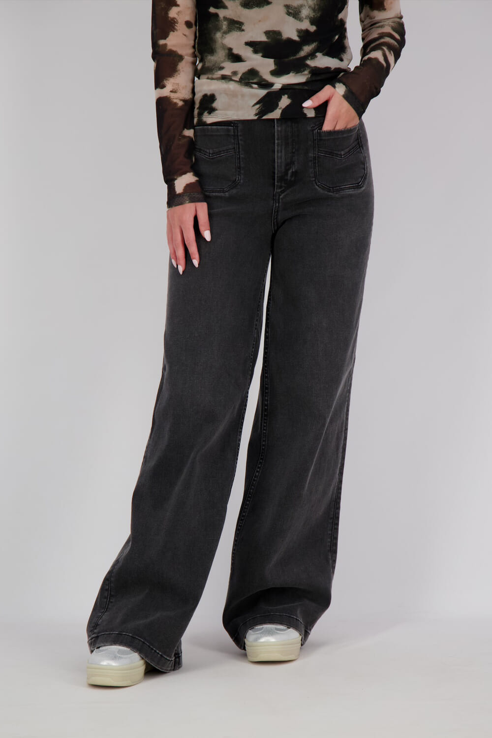 Mos Mosh Jeans Colette Deluxe Antraciet