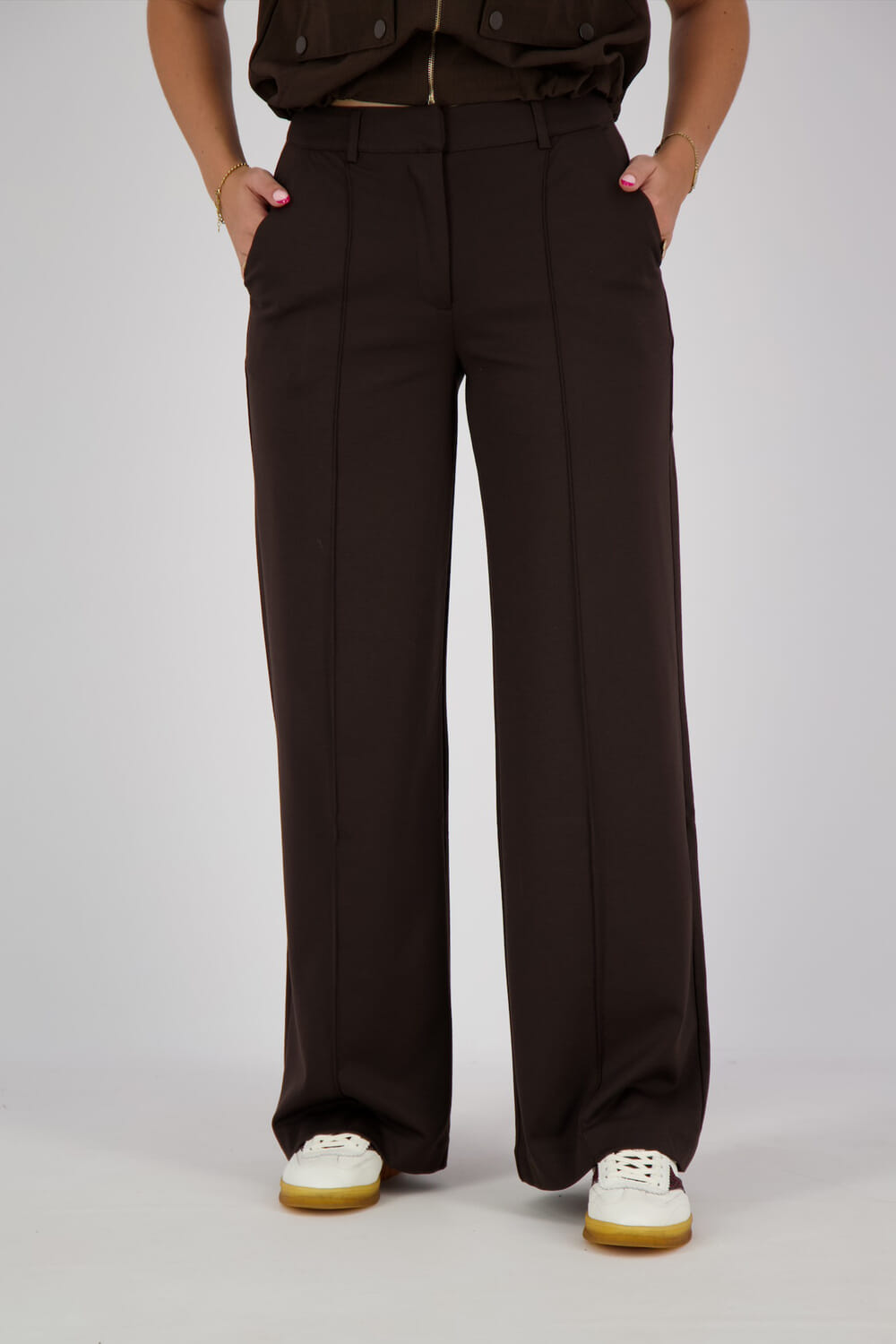 Ichi Pantalon Kate Office Bruin