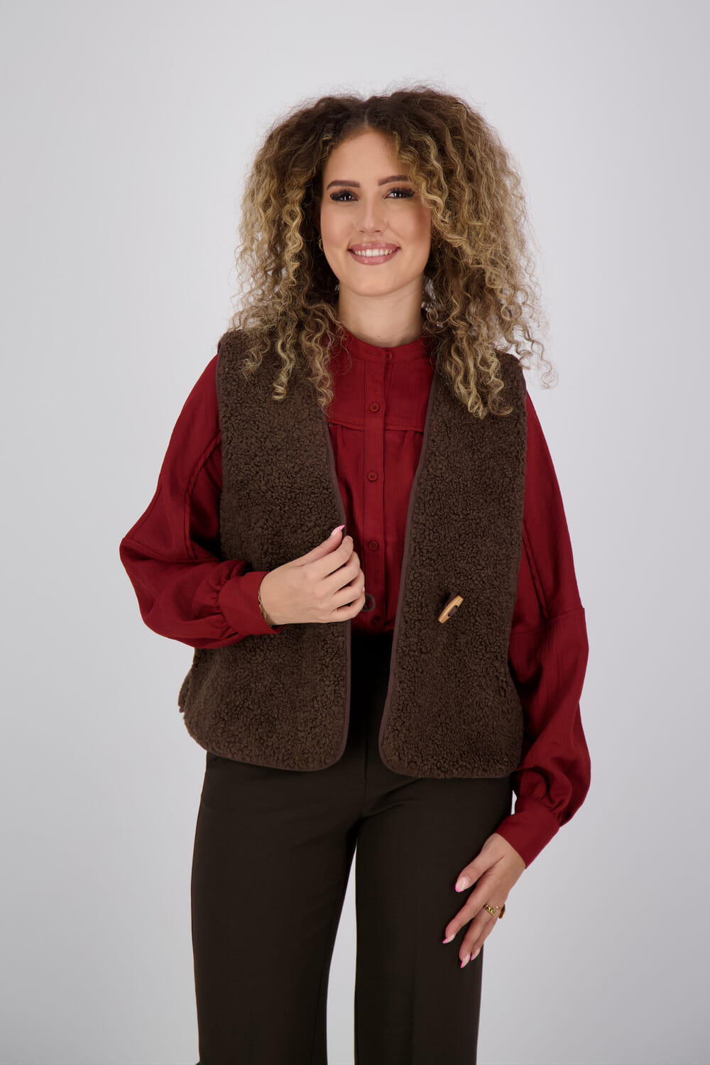 Ichi Gilet Gozima Bruin