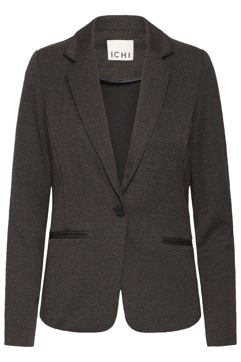 Ichi Blazer Kate Jacquard Bruin