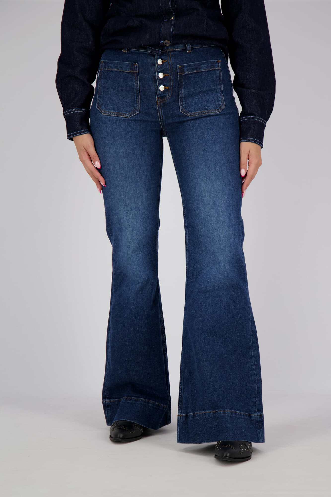 Fabienne Chapot Jeans Vic Bootcut  Blauw