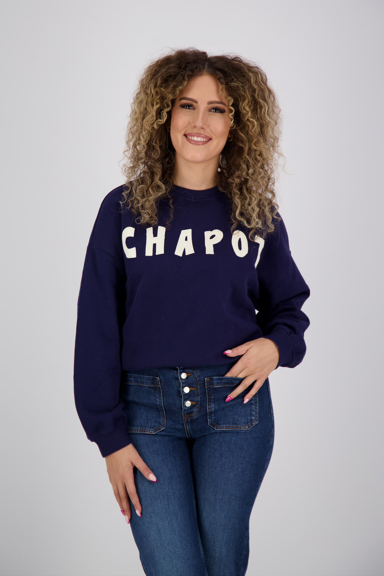 Fabienne Chapot Sweater Amy  Blauw