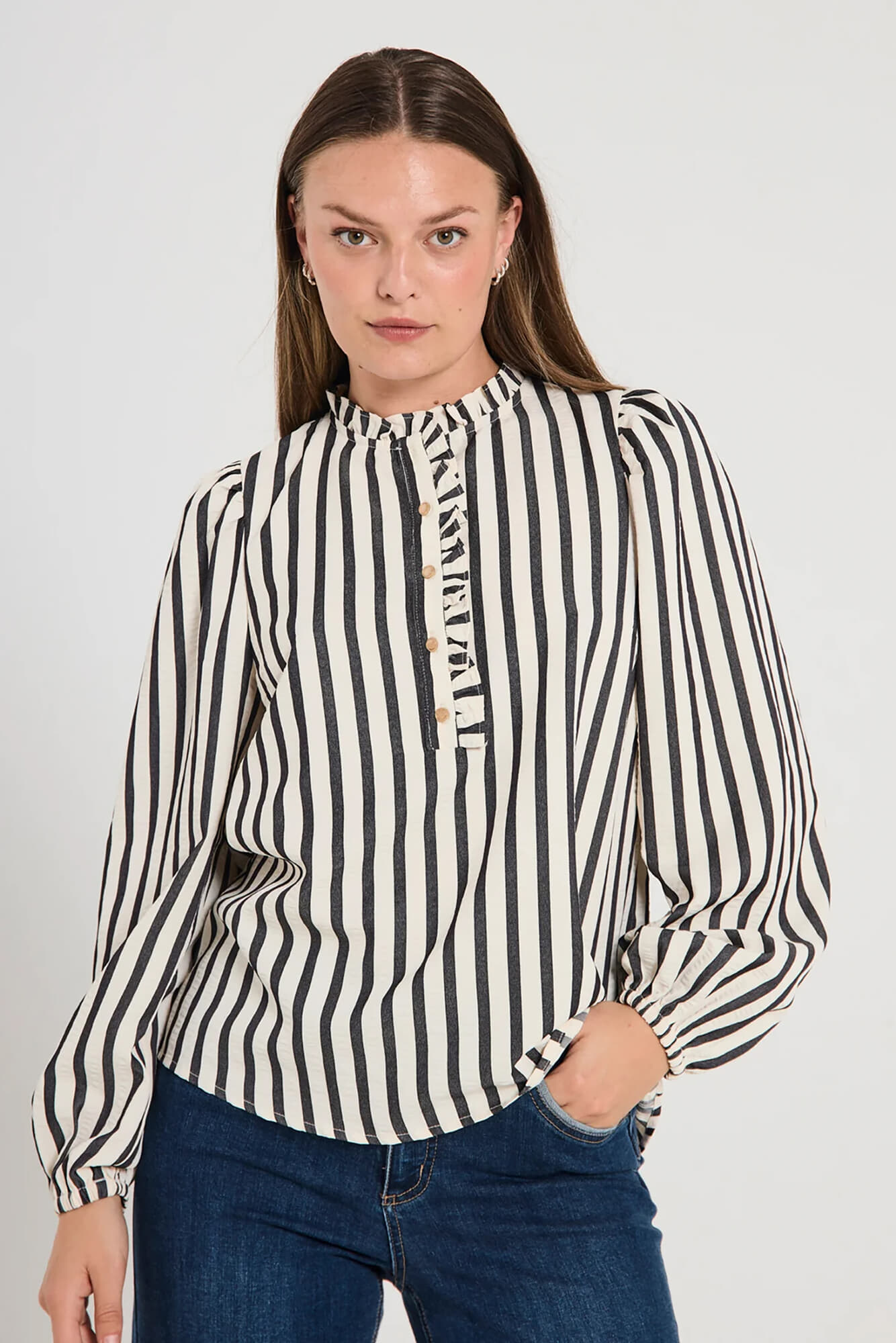 Freequent Blouse Noto Blauw