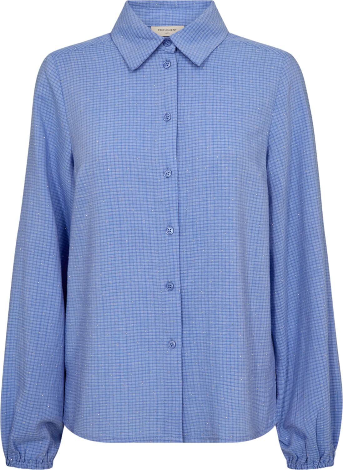 Freequent Blouse Shine Blauw