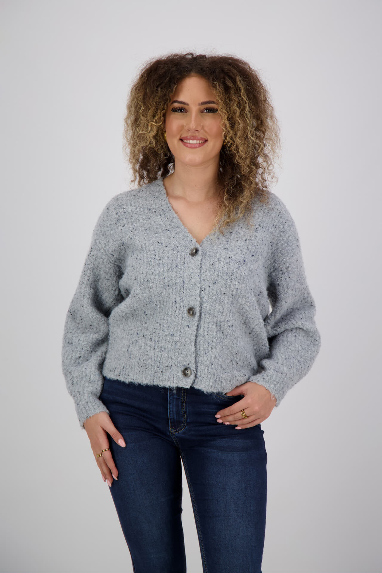 Freequent Vest Nemes Grijs