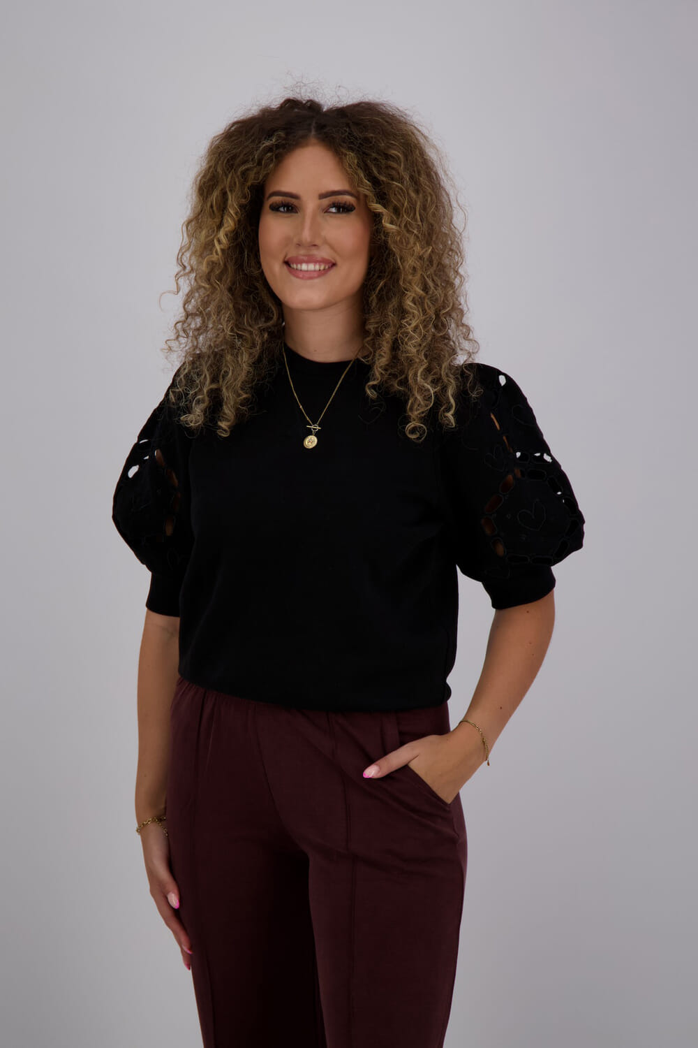 Fabienne Chapot Sweater Henriette  Zwart