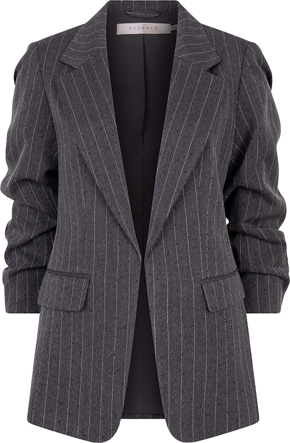 Esqualo Blazer Stripe Antraciet