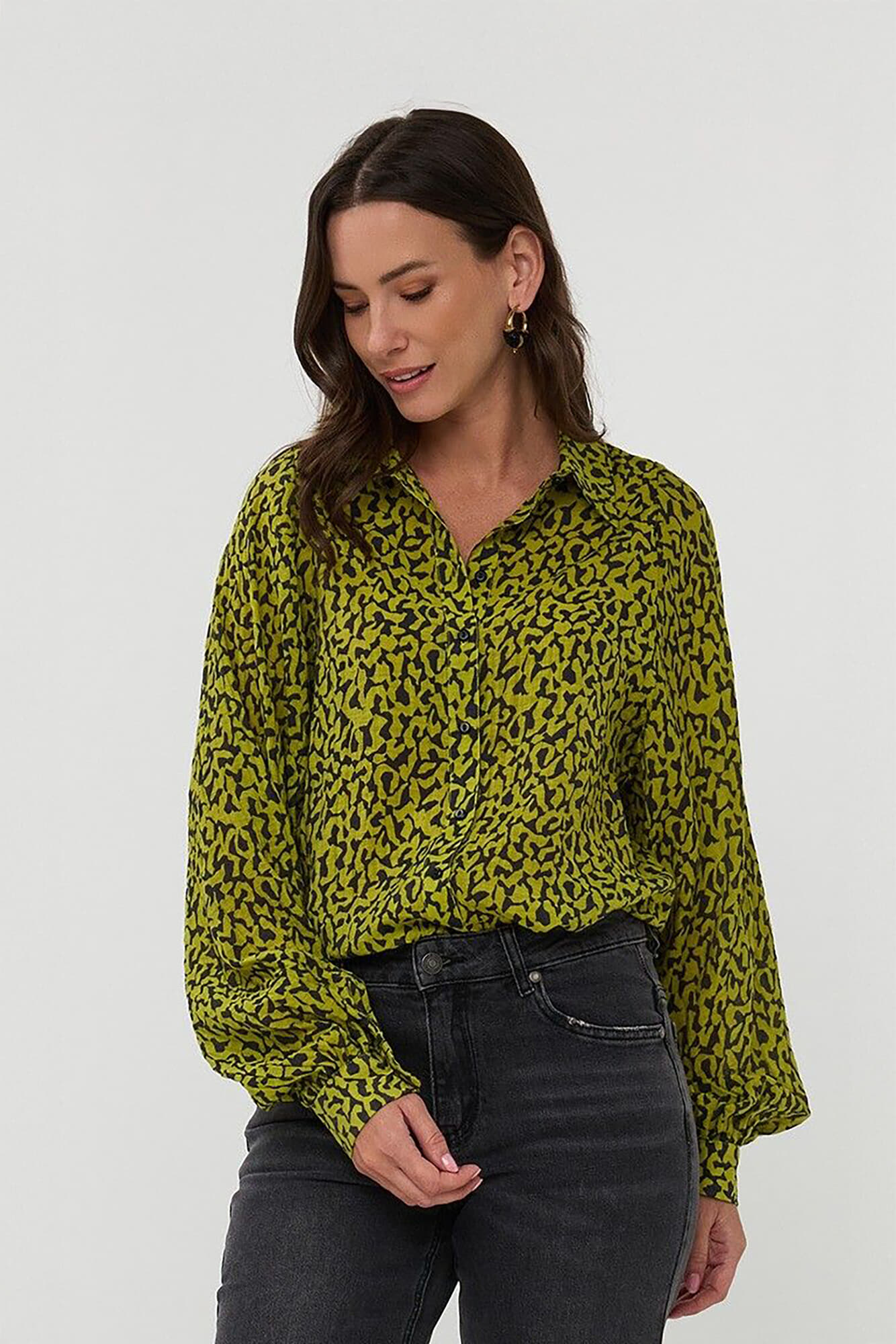 Esqualo Blouse Little City Lime
