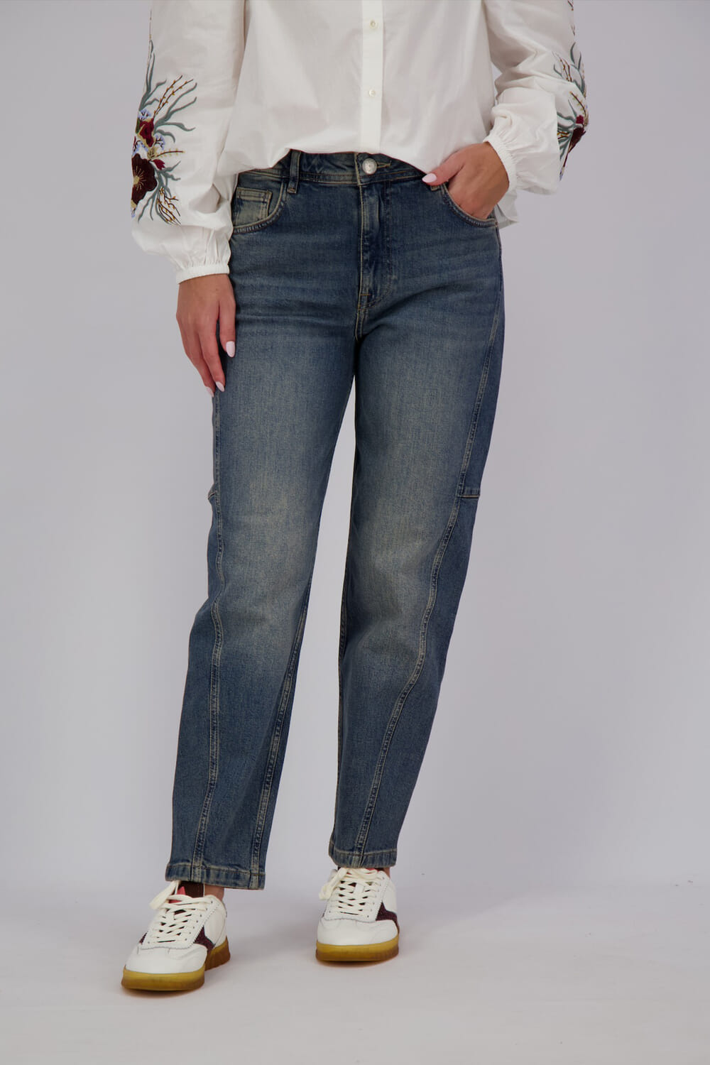 Mos Mosh Jeans Aymen Kyoto Blauw