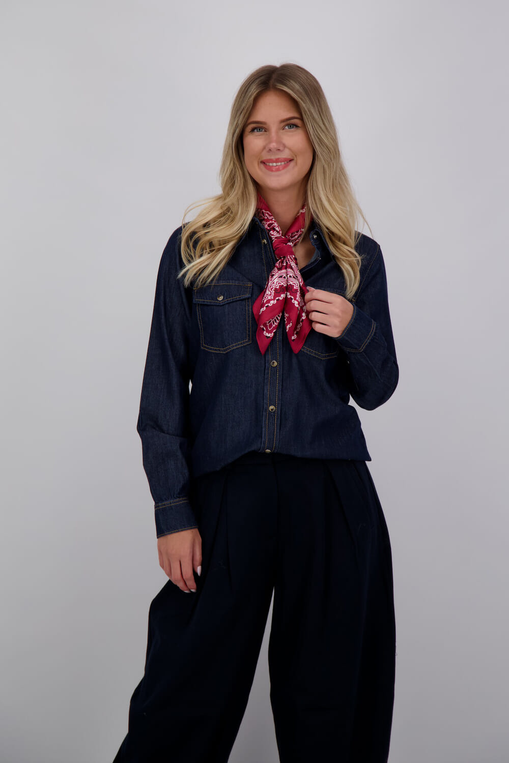 Mos Mosh Blouse Nathalie Blauw