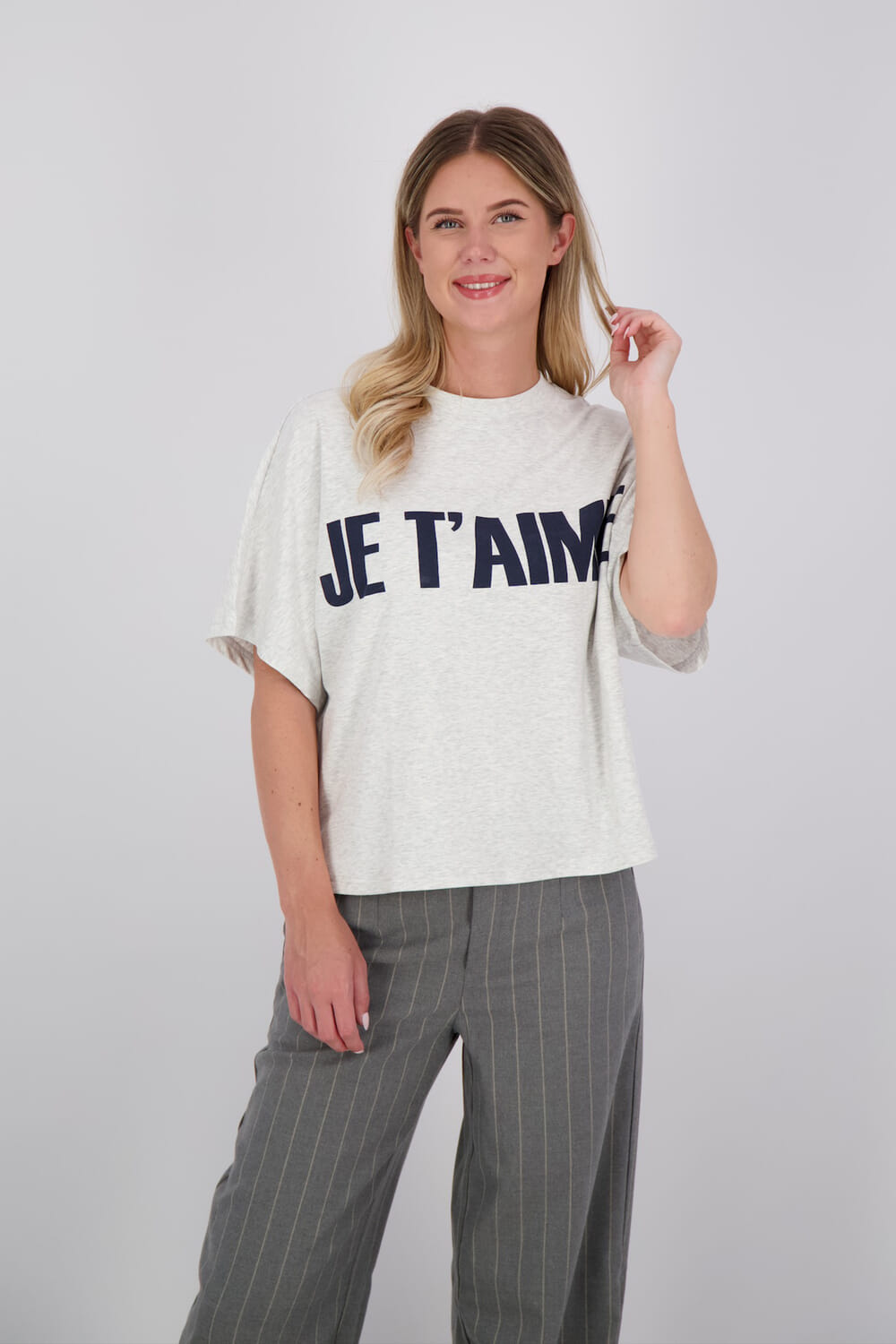 Aimée The Label T-shirt Elara Grijs