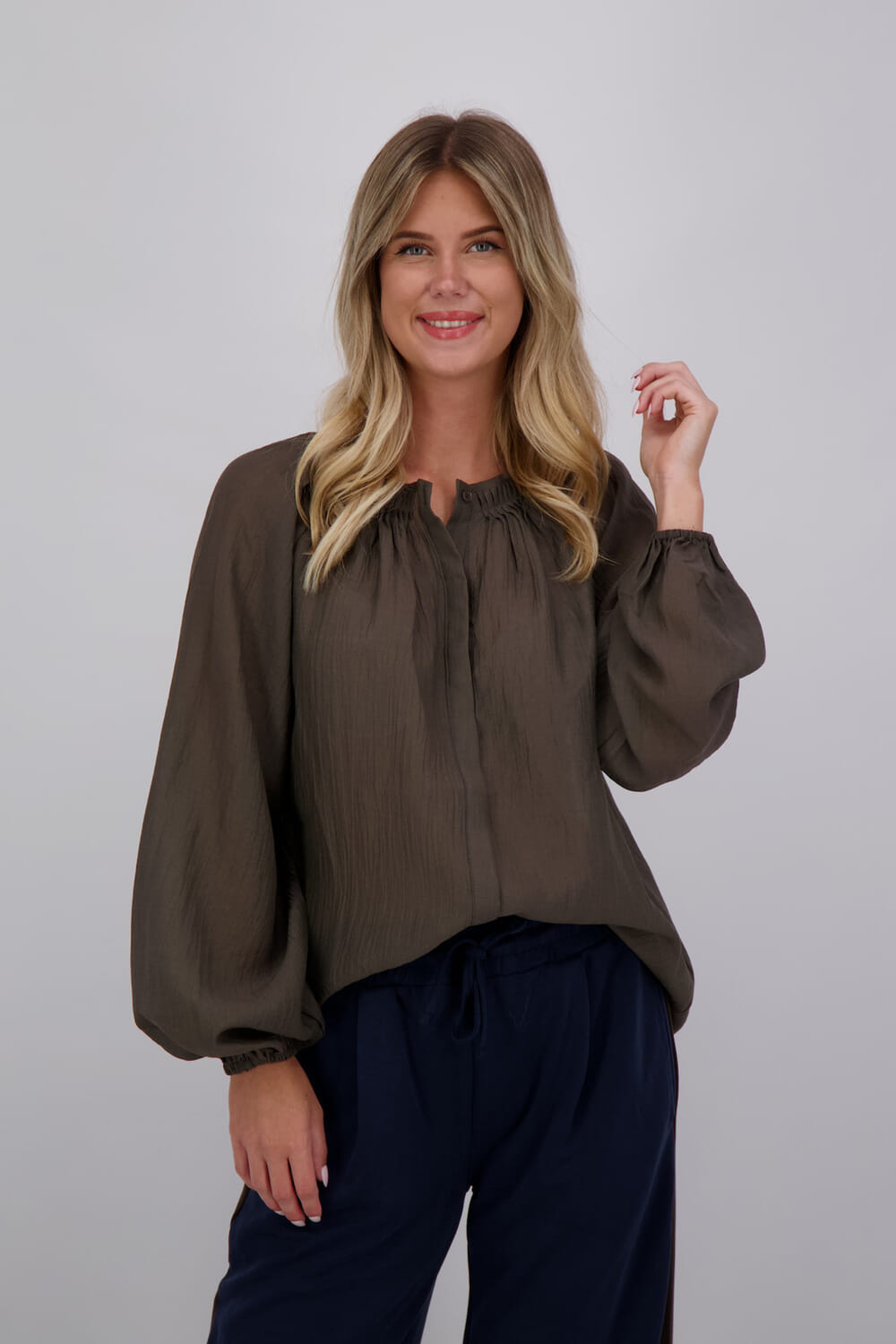 Aimée The Label Blouse Peer Bruin
