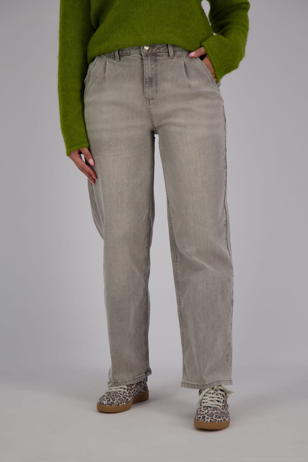 Aimée The Label Jeans Aki Grijs