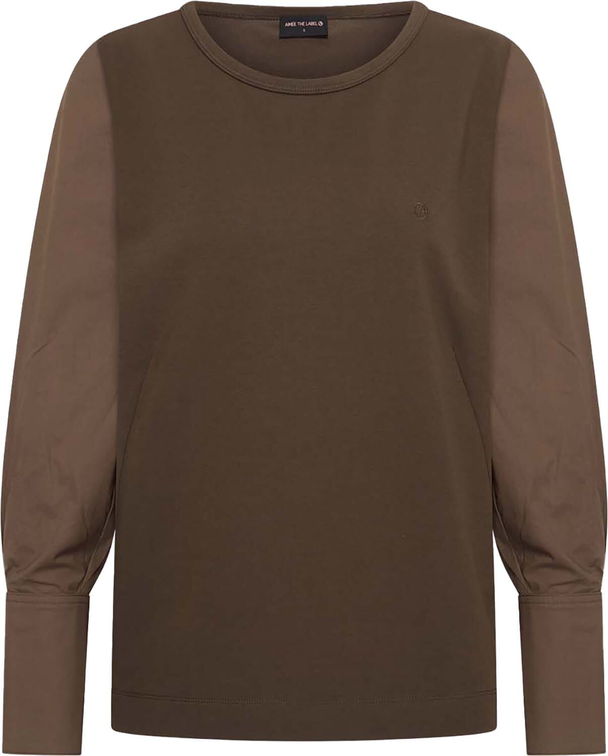 Aimée The Label Blouse Hayes Bruin