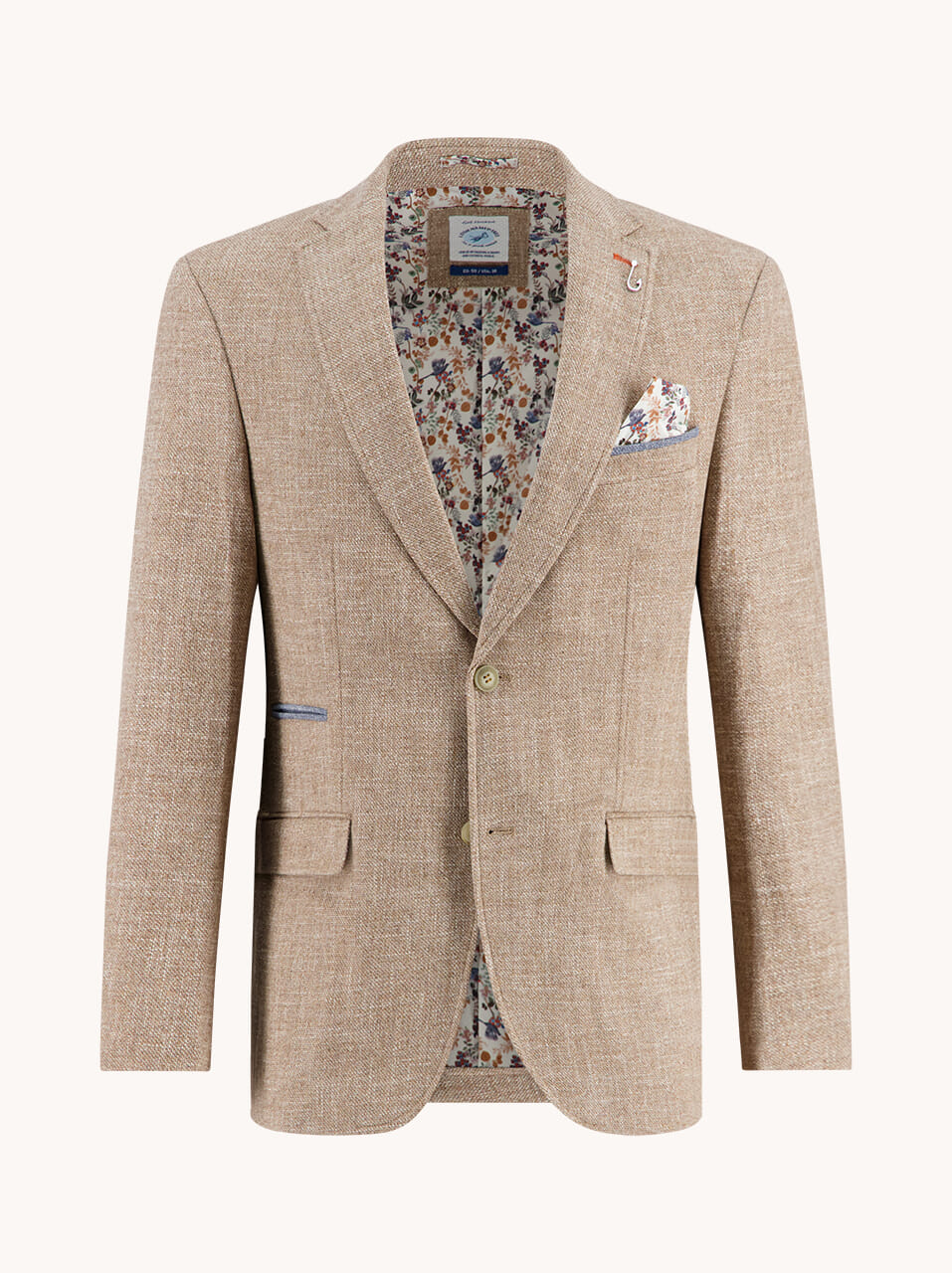 A Fish Named Fred Blazer Structure Beige