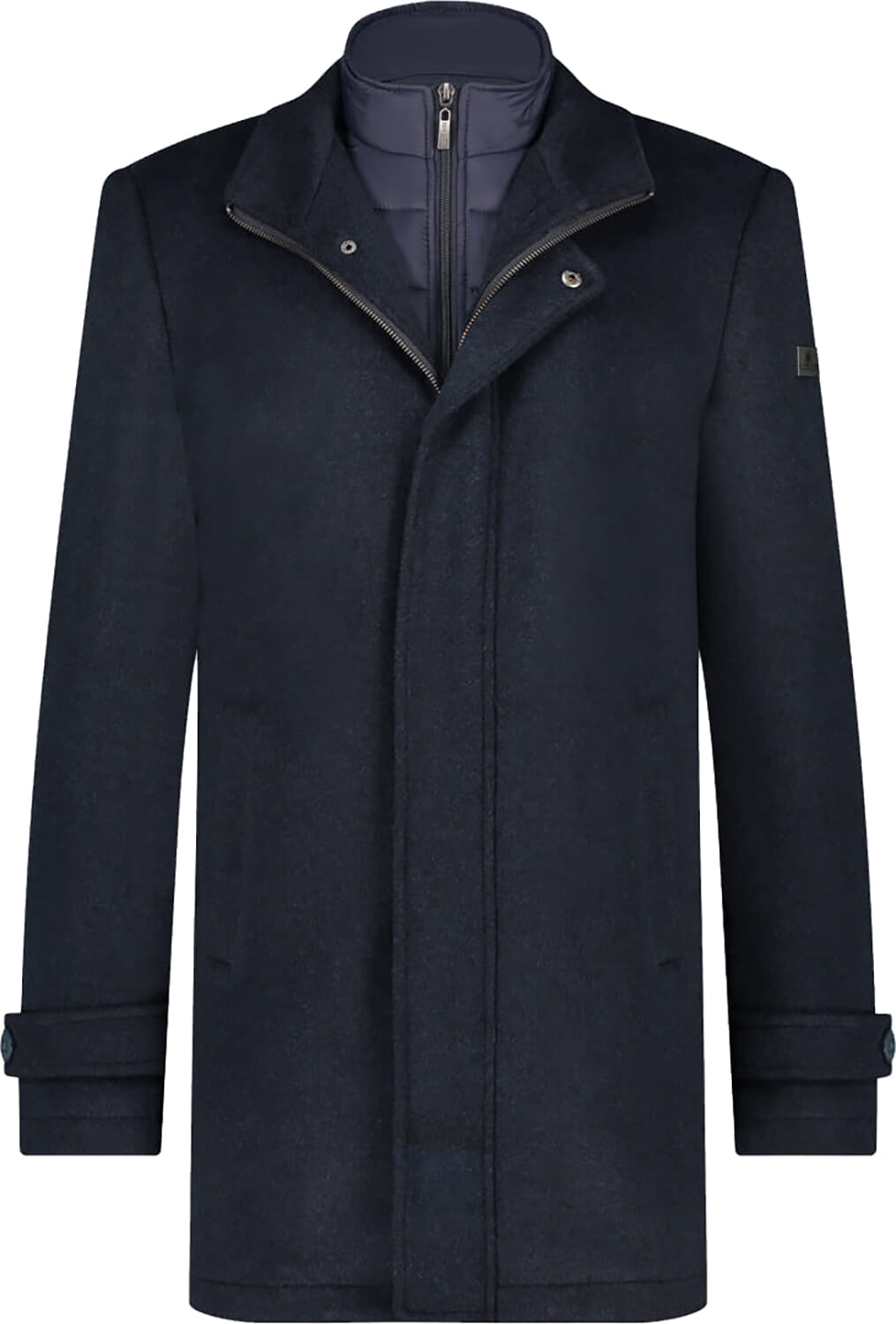 A Fish Named Fred Jas Funnel Neck Navy
