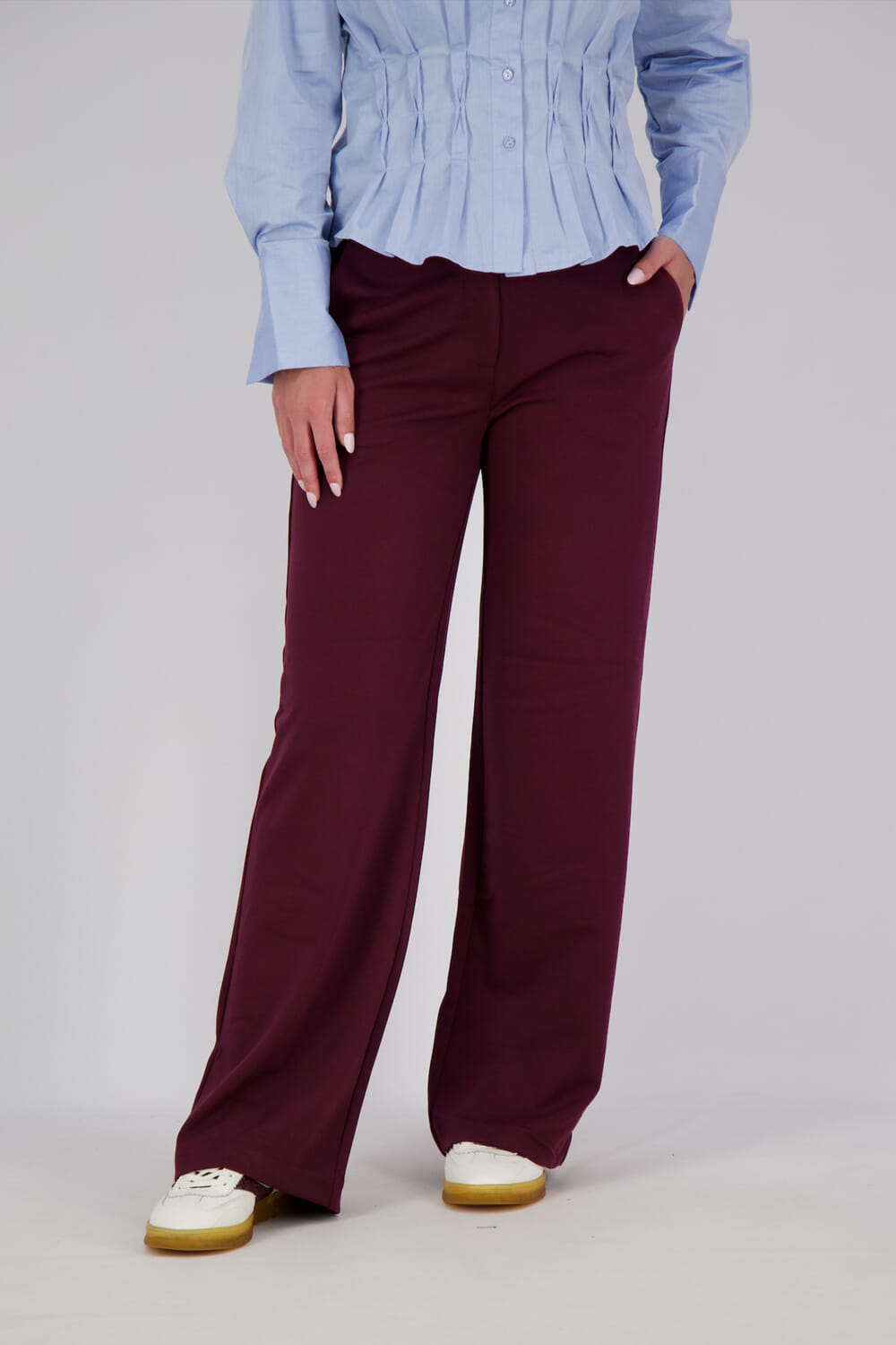 Freequent Pantalon Nanni Bordeaux Rood