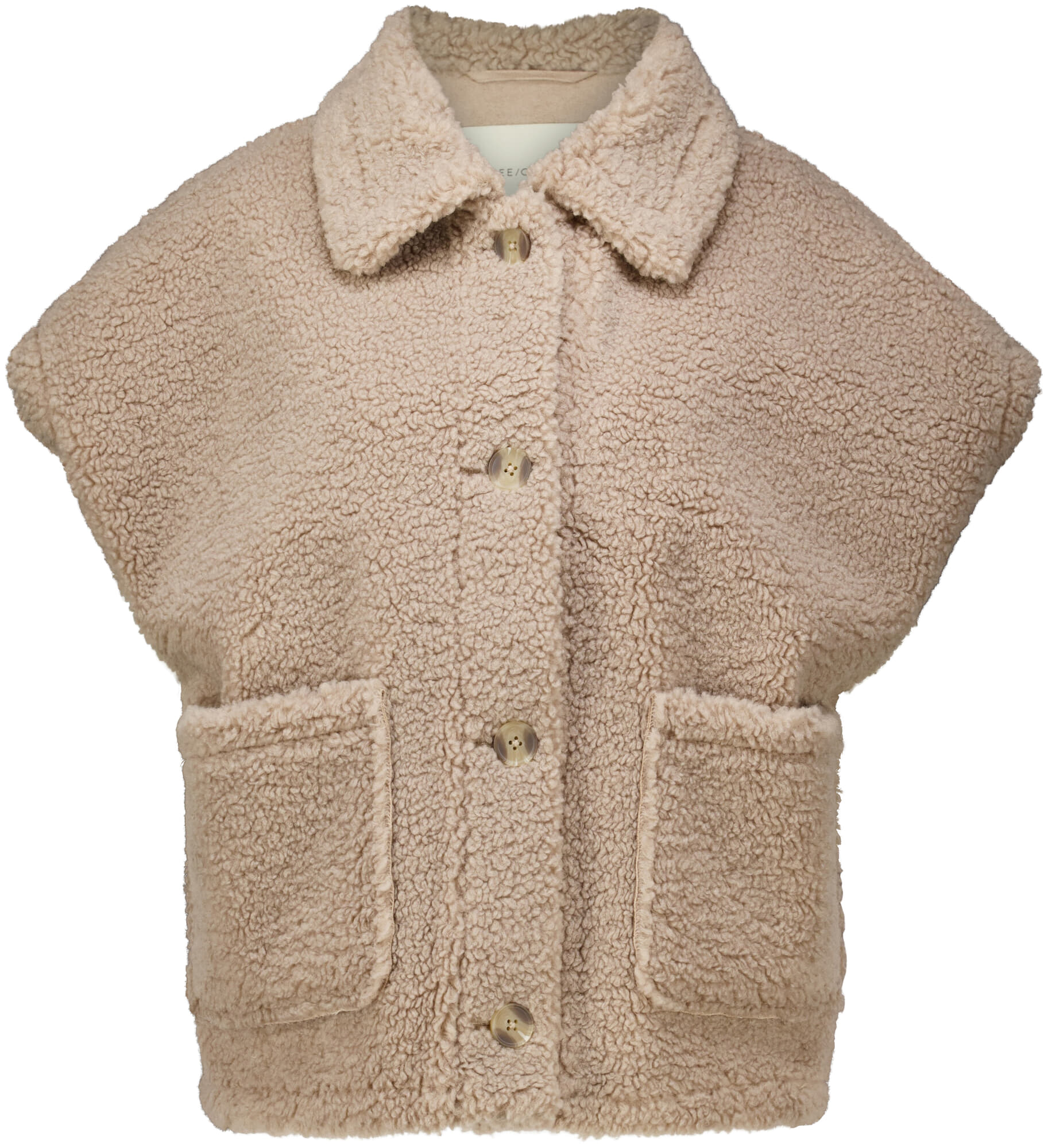 Freequent Gilet Lamby Taupe