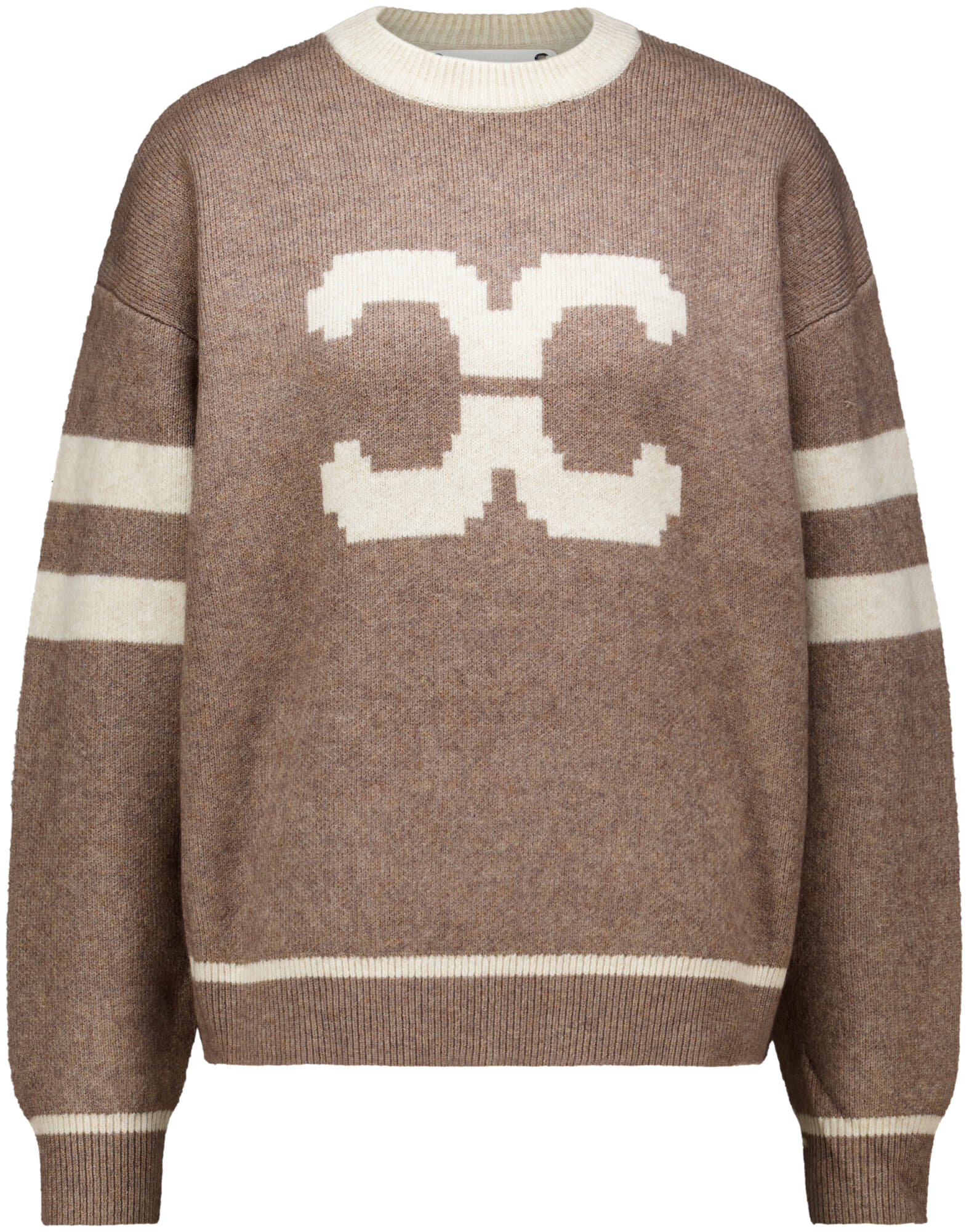 Co'couture Trui Row Coco Beige