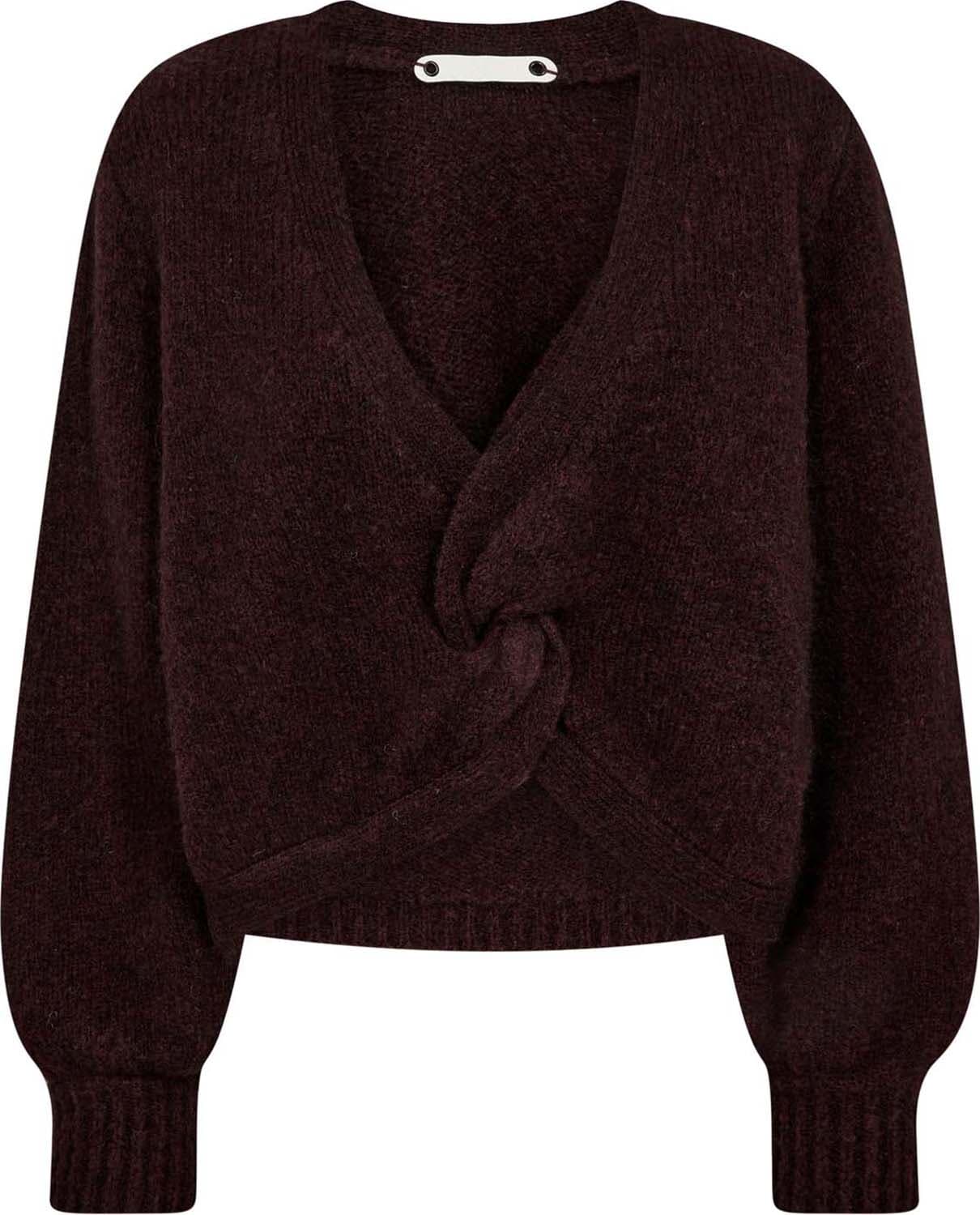 Co'couture Trui Bordeaux Rood