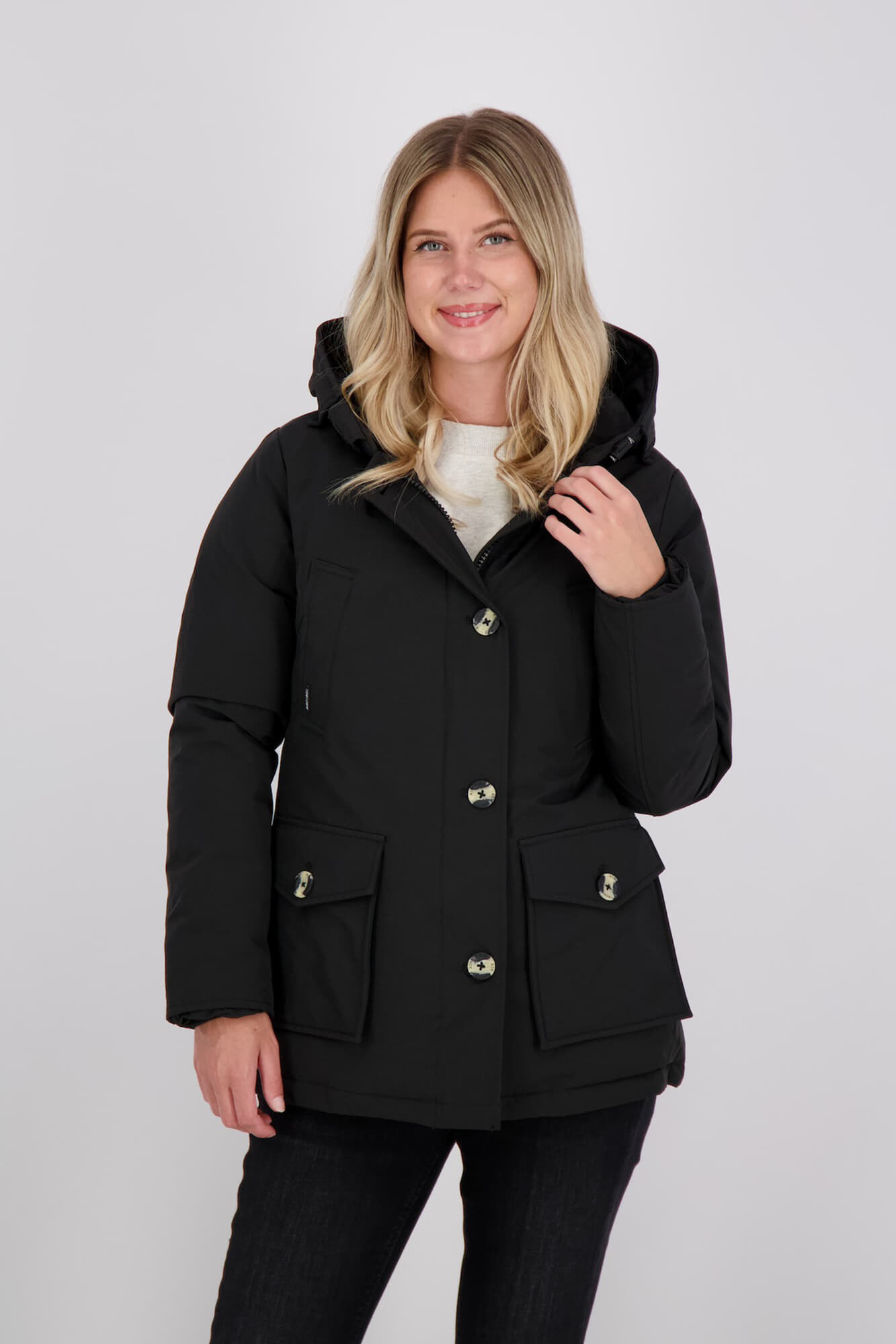 Airforce Parka Jas 4-pocket Zwart