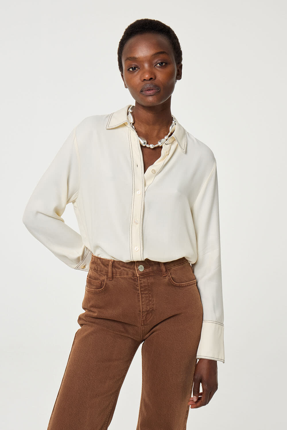 Fabienne Chapot Blouse Stella  Crème