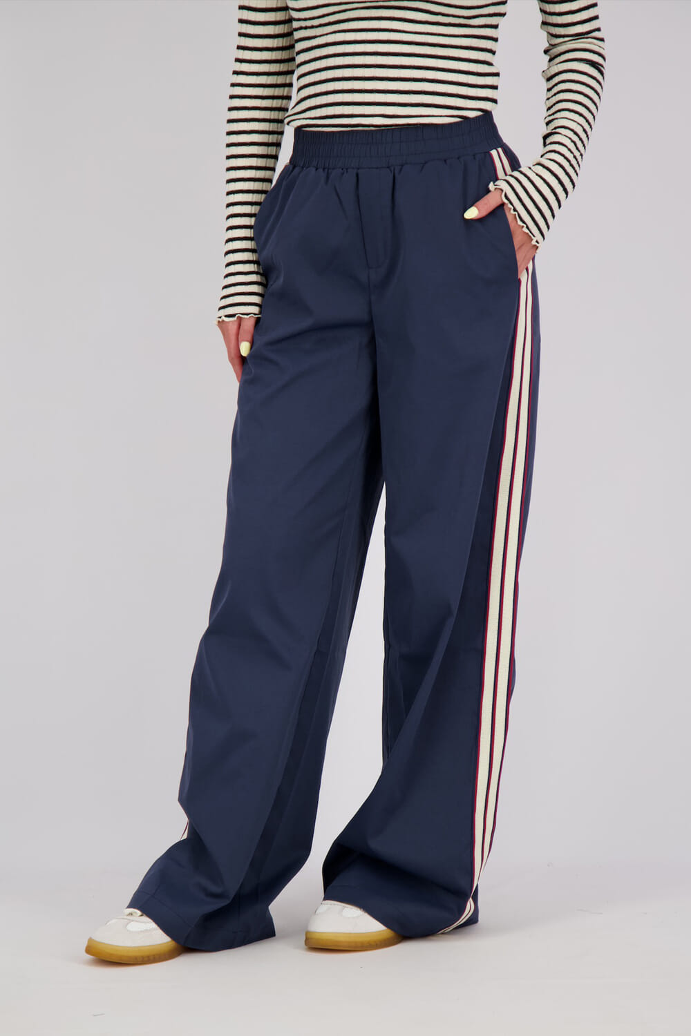 Co'couture Pantalon Mingus Blauw