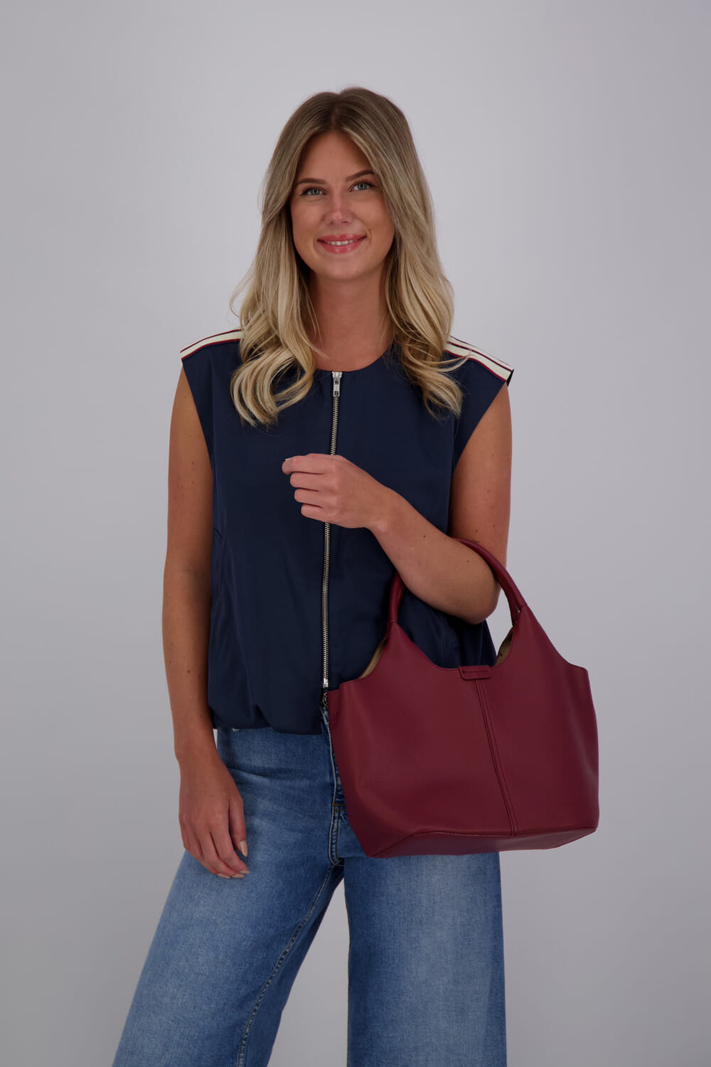 Co'couture Gilet Mingus  Blauw