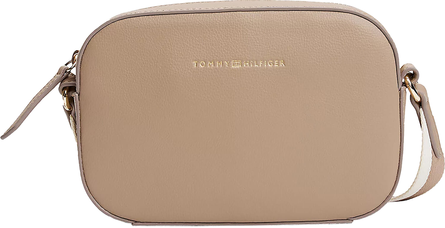 Tommy Hilfiger TH logo tapecamara bag Bruin