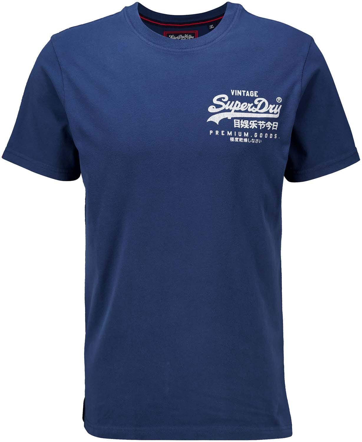 Superdry T-shirt Tokyo Blauw