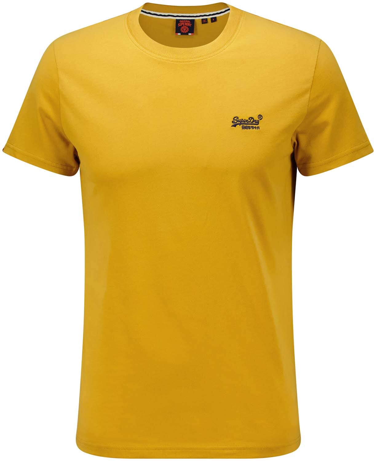 Superdry T-shirt Essential Logo Geel